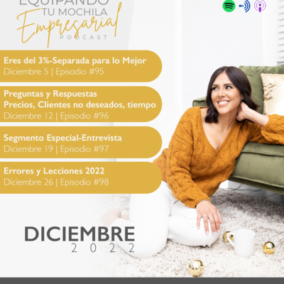  3 Tres Lecciones que me dejaron este 2022.-Ep.#98 🎉Último episodio del año.  episode artwork