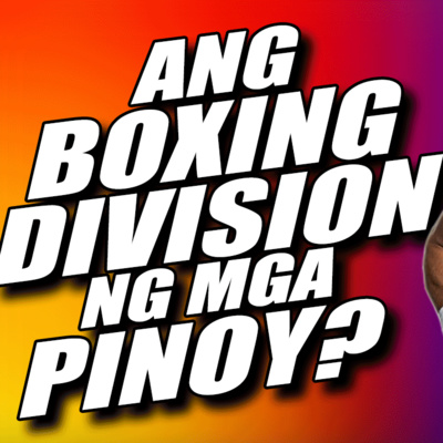 Ano Ang Boxing Division na Pinaghaharian ng mga Pinoy?