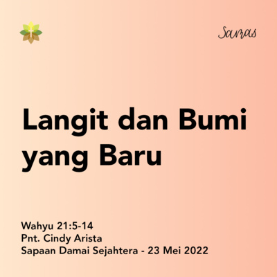 SAMAS - Sapaan Damai Sejahtera