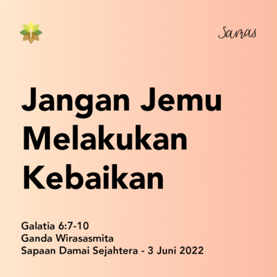 SAMAS - Sapaan Damai Sejahtera