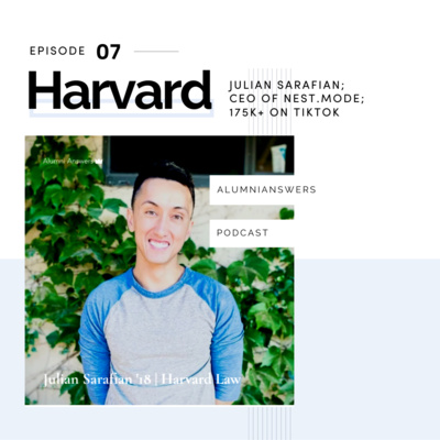 A Harvard Law Student '22 Interview | Julian Sarafian 