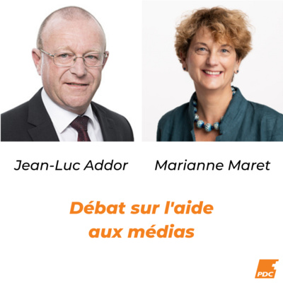 Débat Marianne Maret - Jean-Luc Addor sur le paquet d'aides aux médias