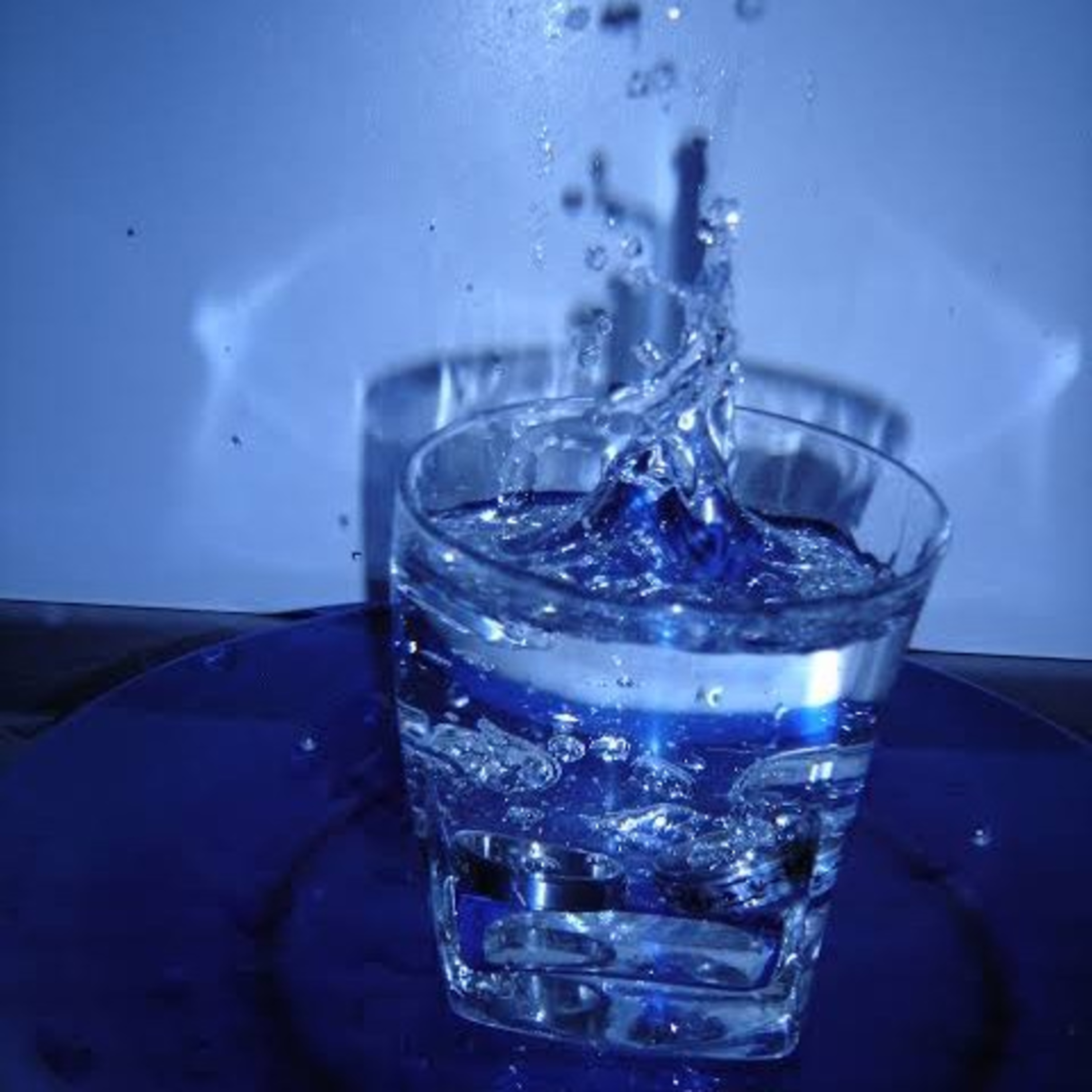 A GLASS OF COLD WATER