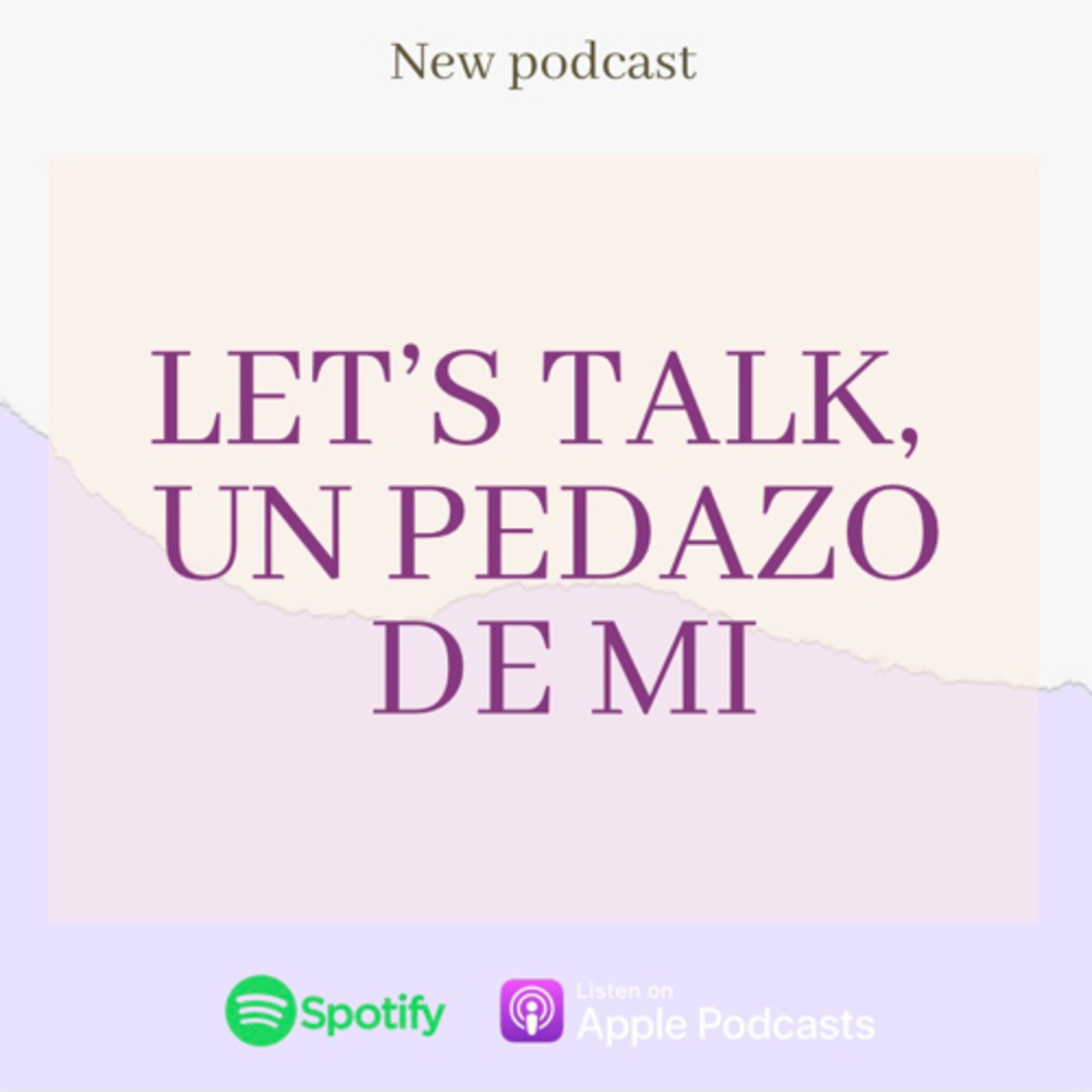 Let’s talk, un pedazo de mi. 