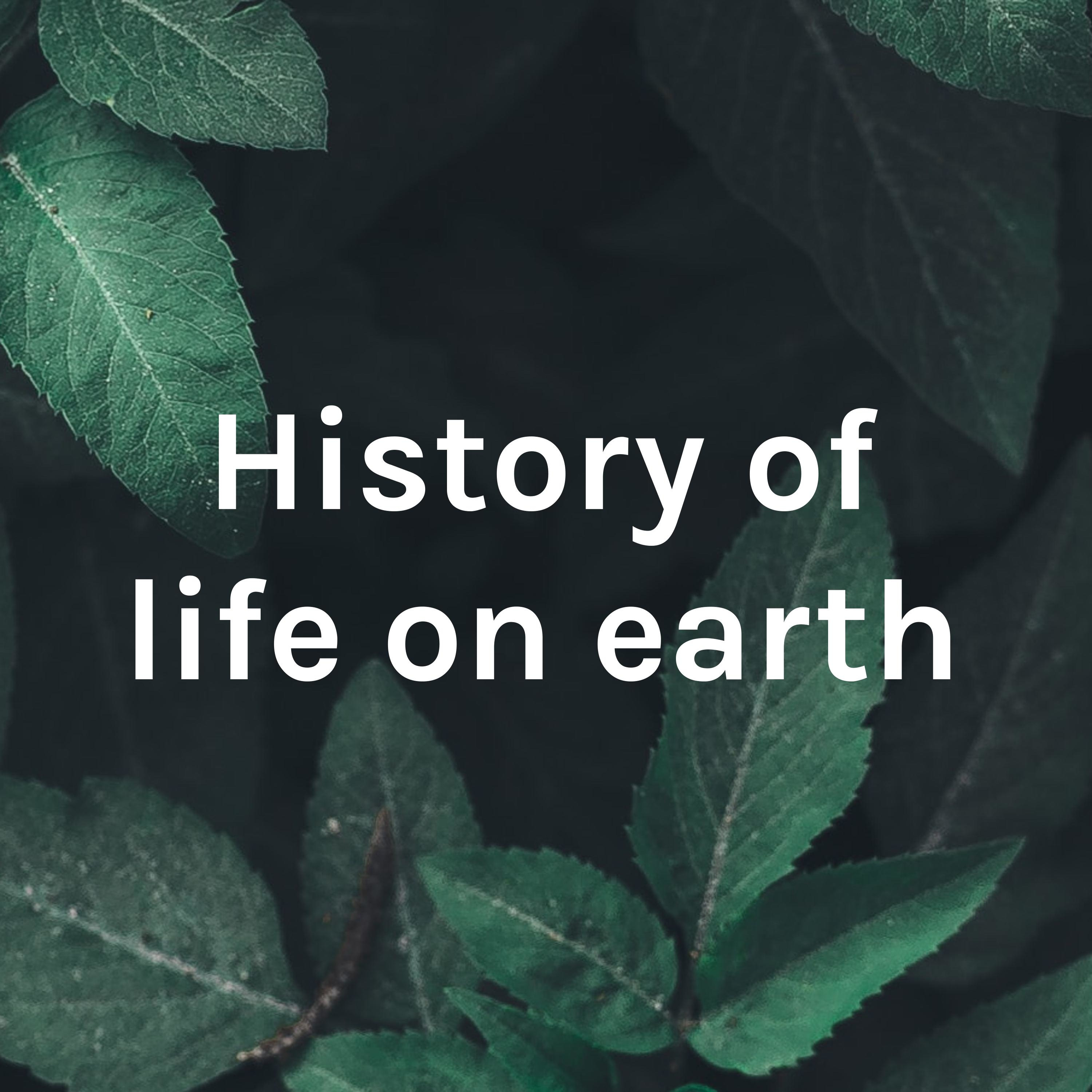 History of life on earth