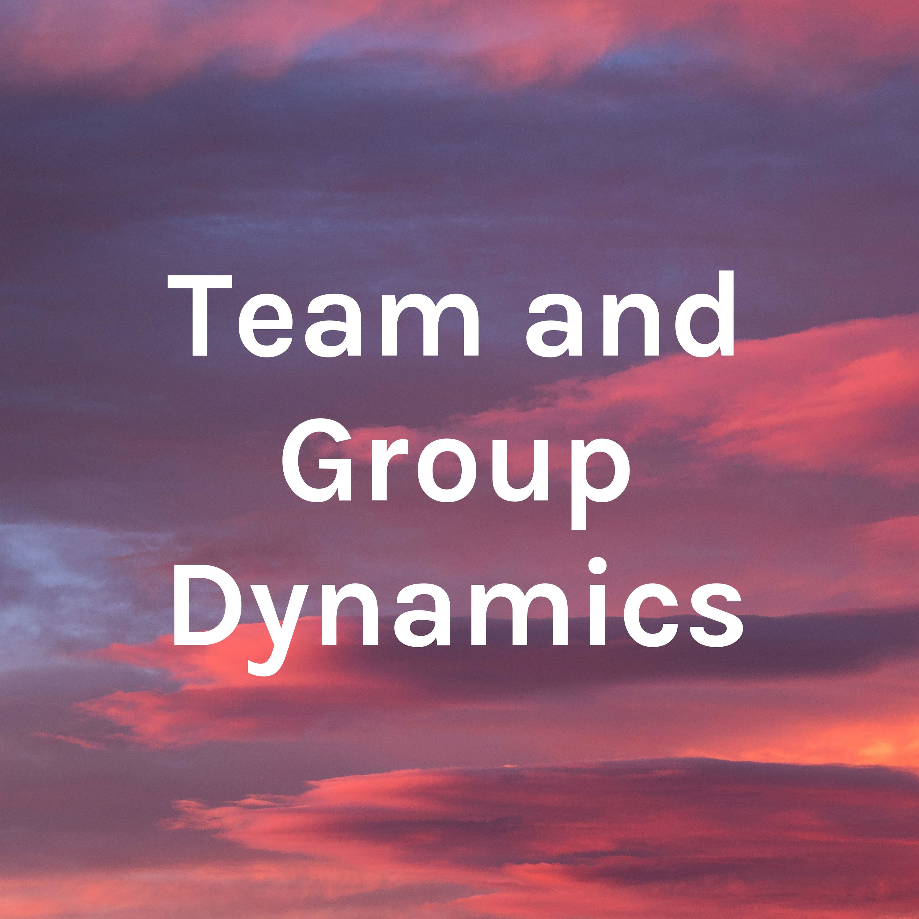 Team and Group Dynamics