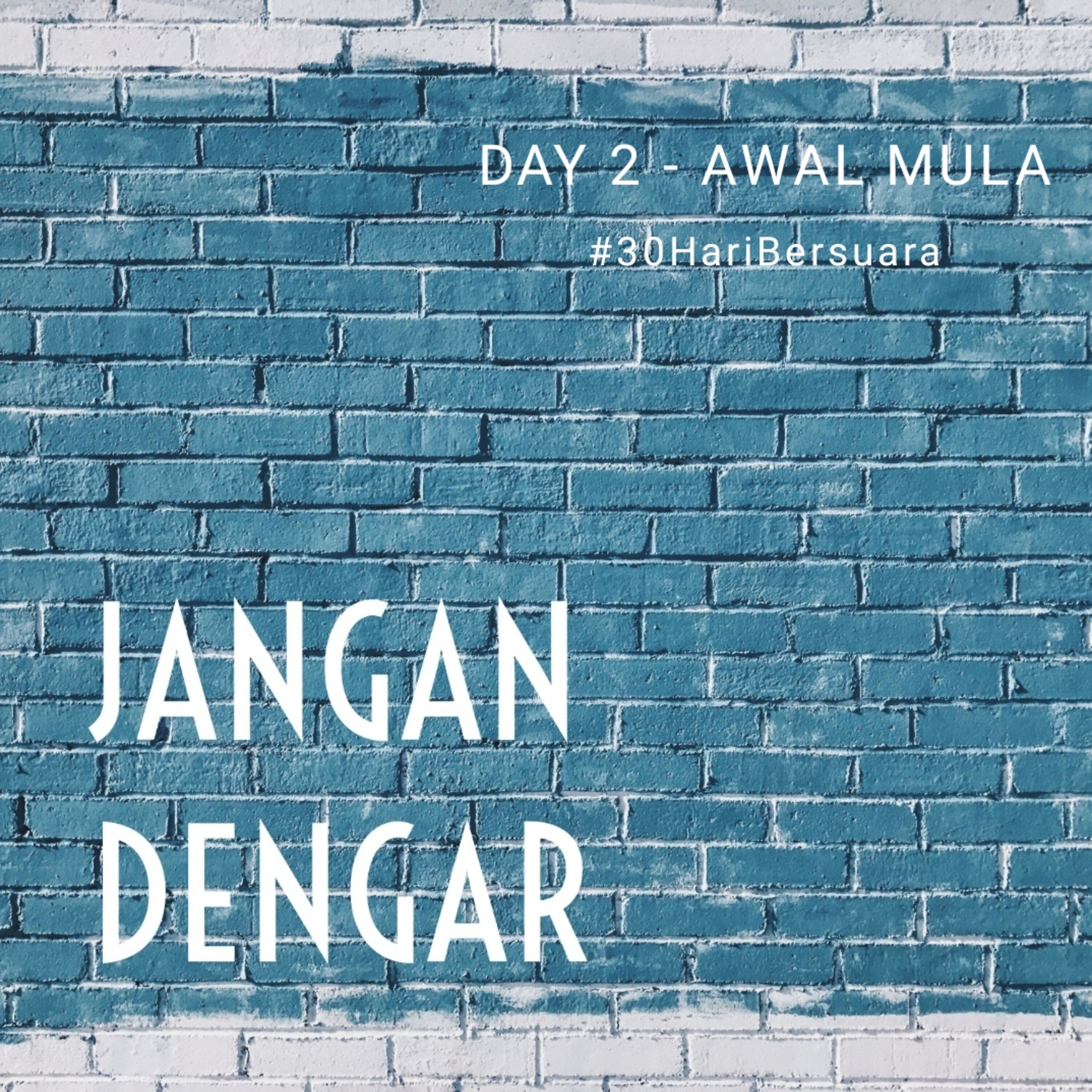 JANGAN DENGAR