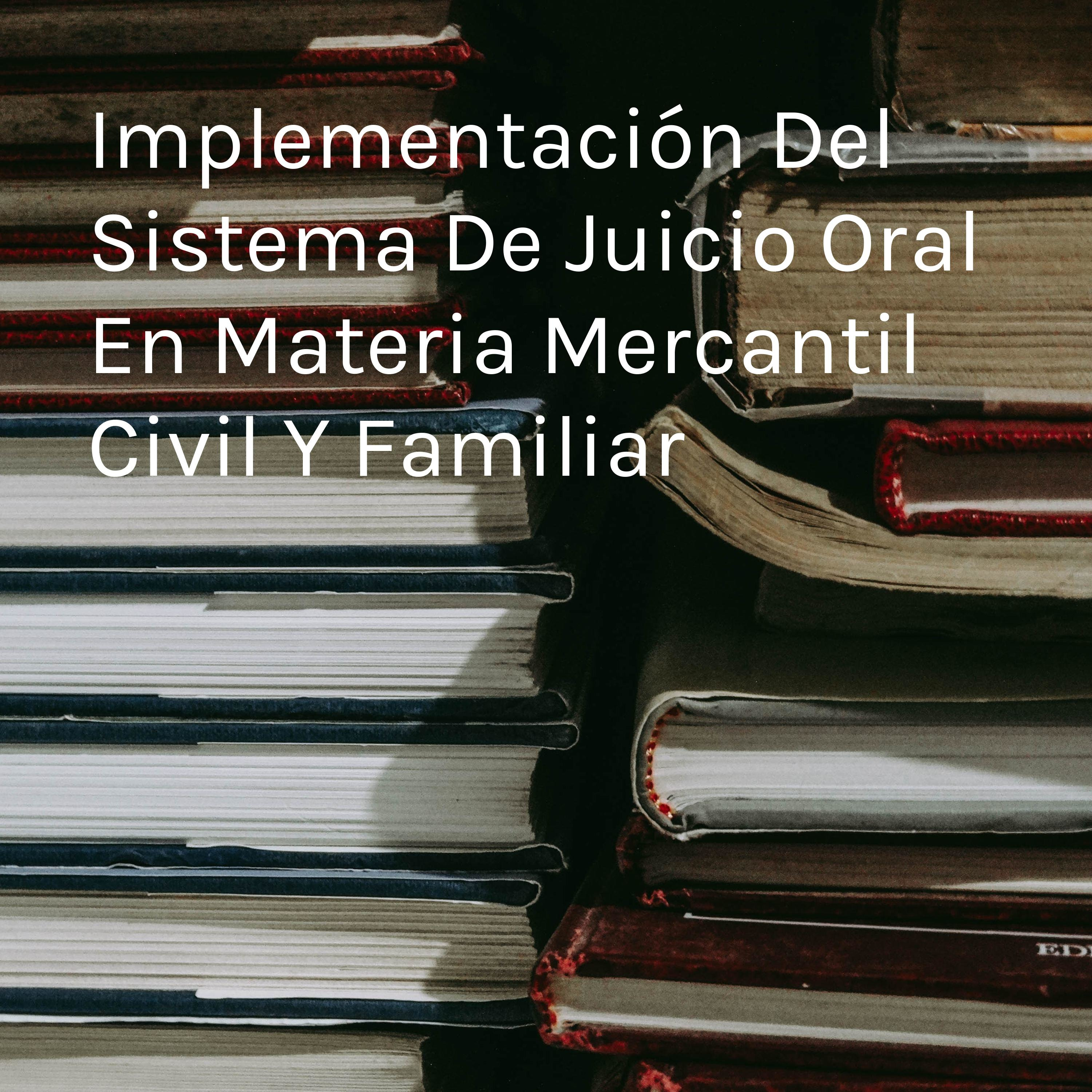 Implementación Del Sistema De Juicio Oral En Materia Mercantil Civil Y Familiar 
