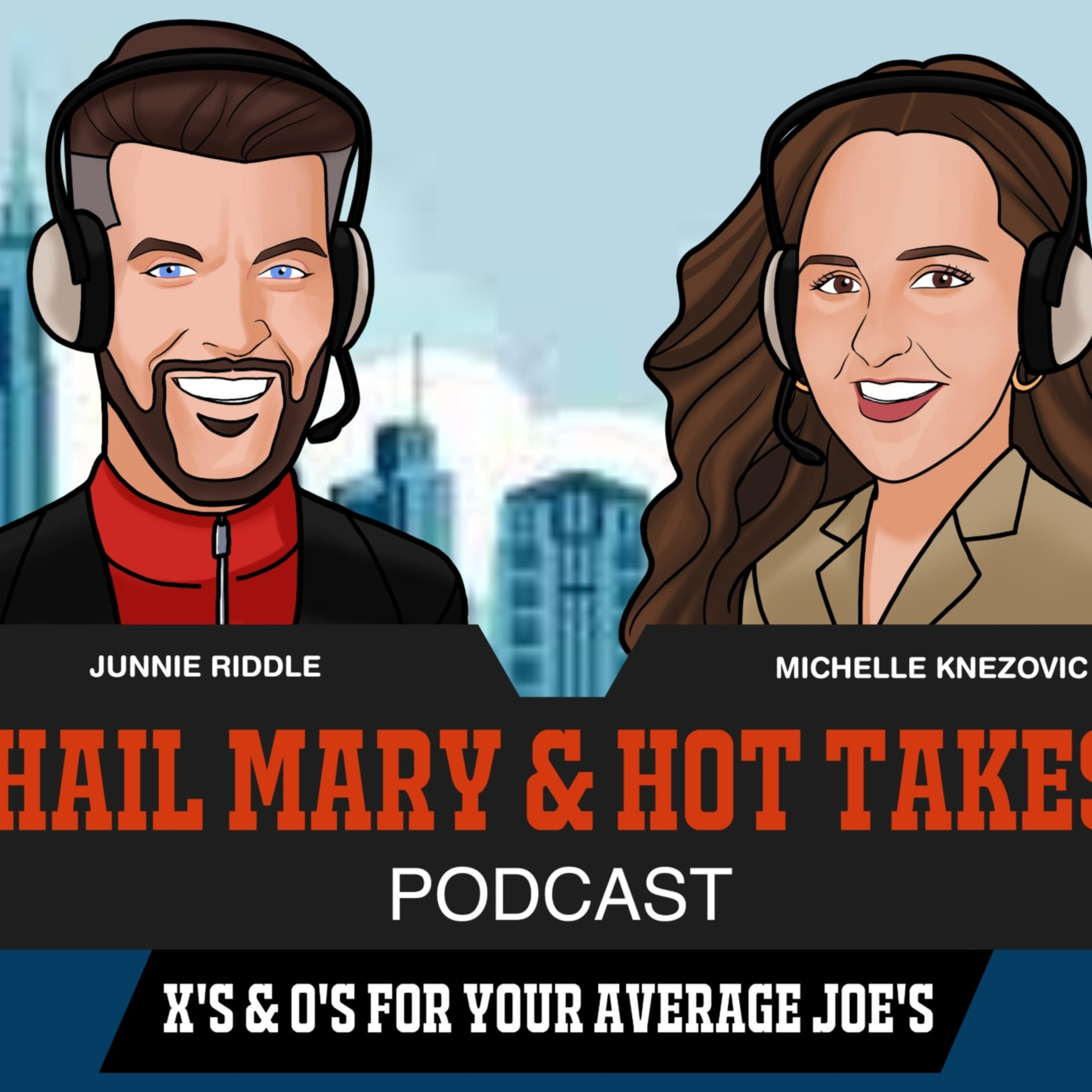 The Hail Mary & Hot Takes Podcast cover