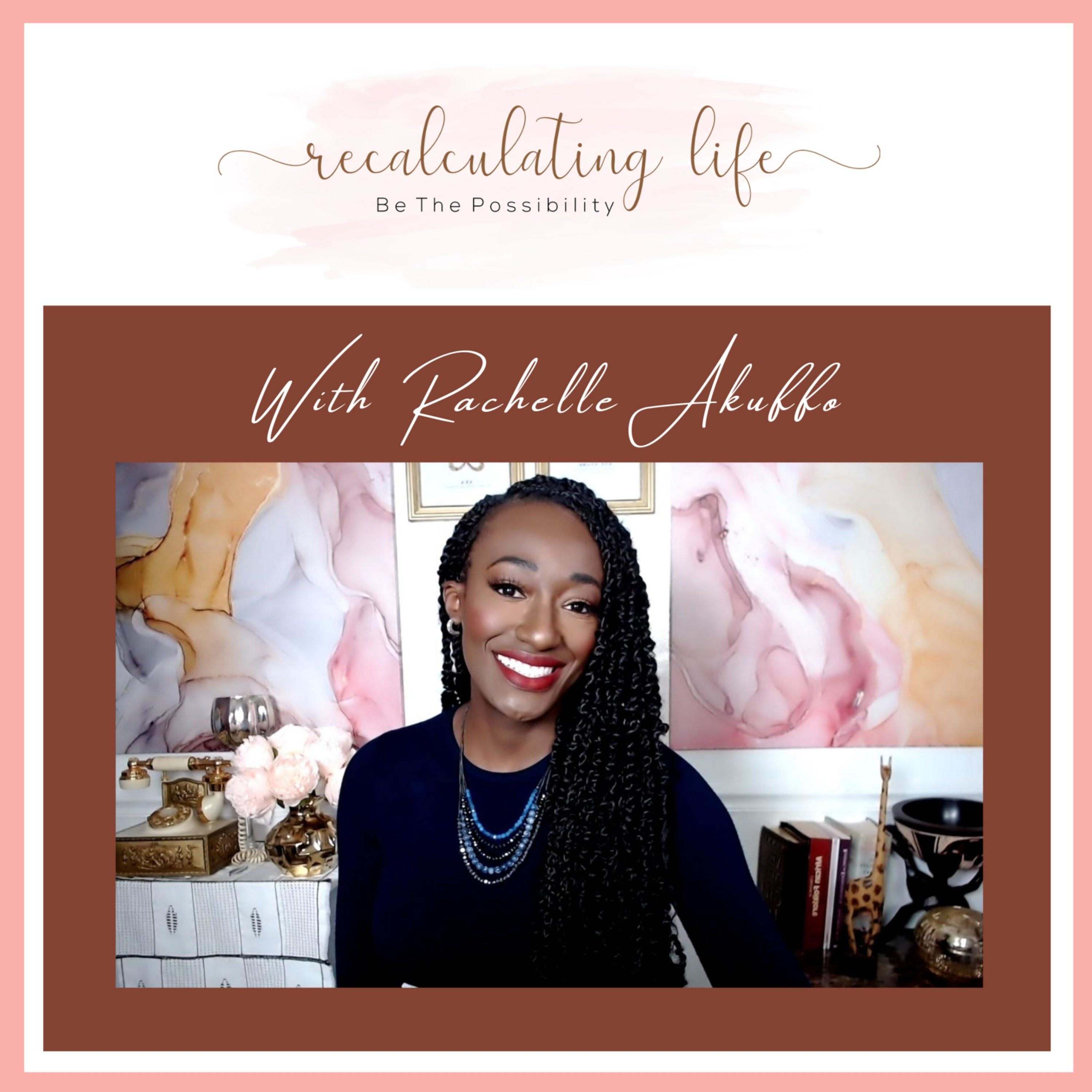 Recalculating Life - The life design podcast for women professionals on a quest to live purposefully podcast artwork