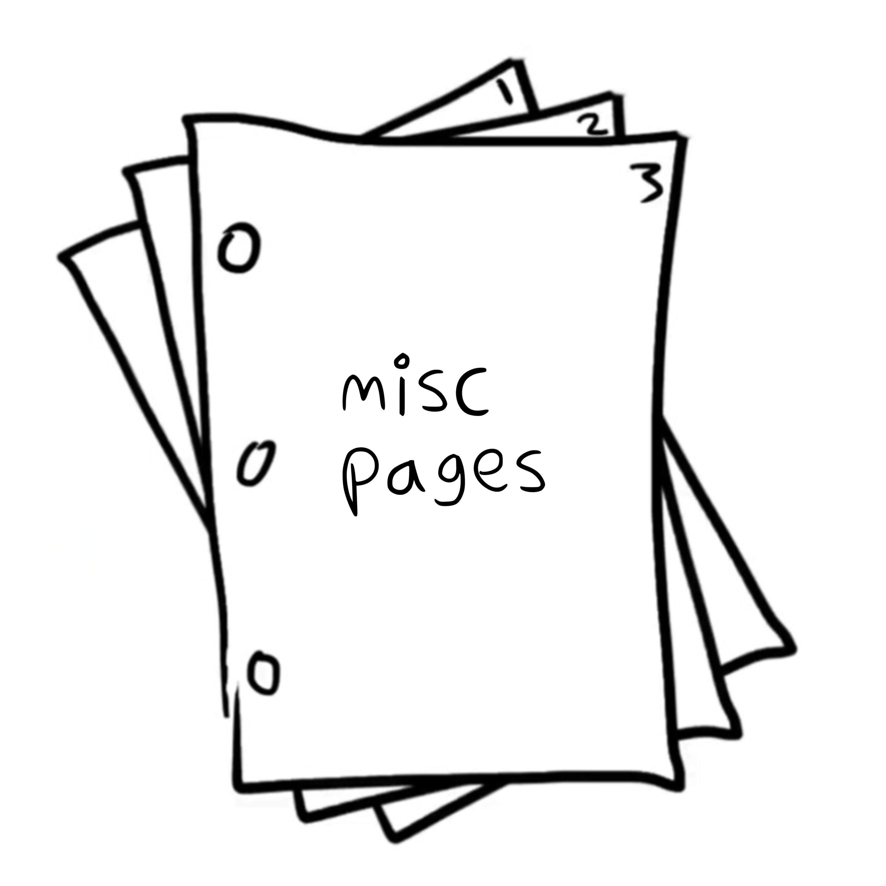 Misc Pages cover art