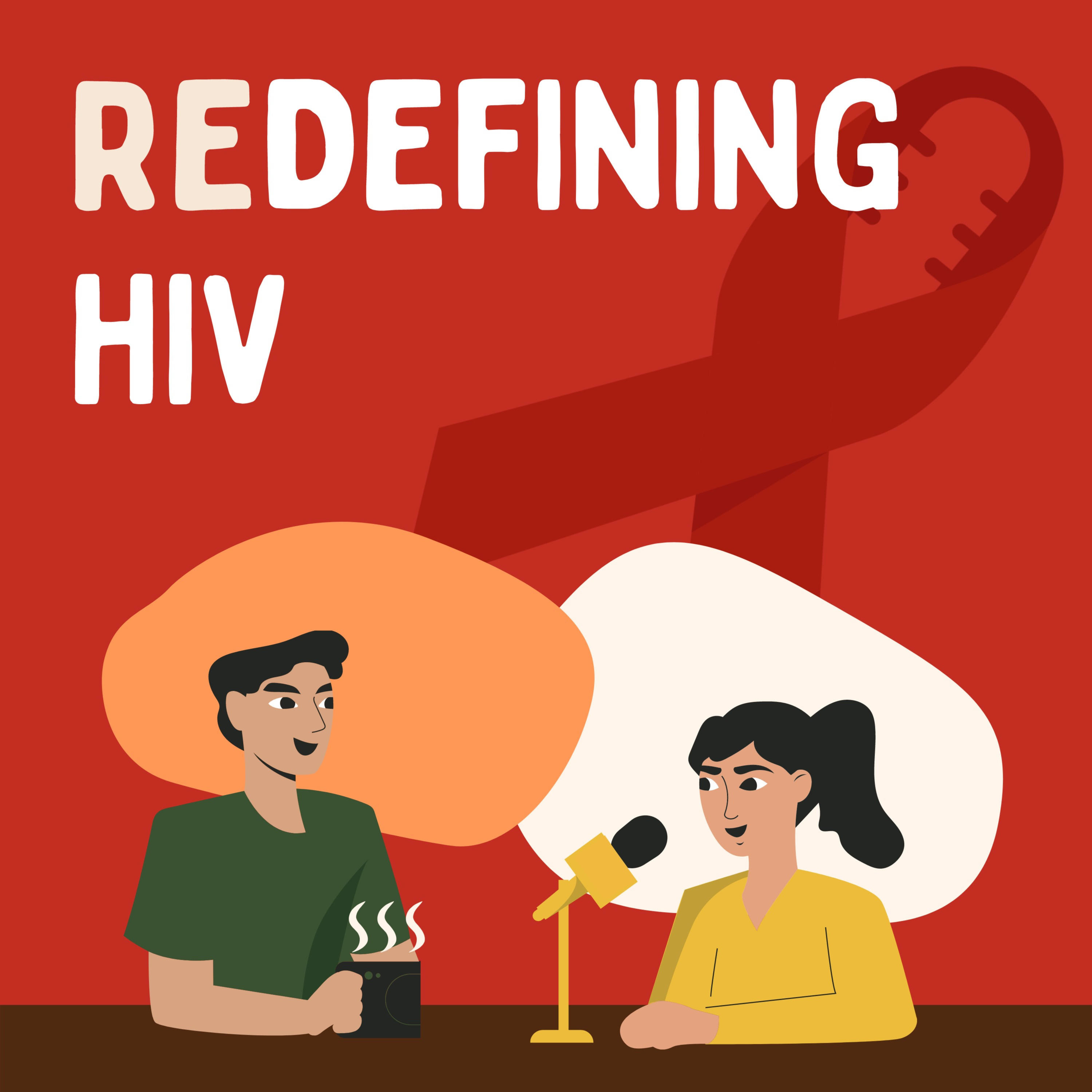 Redefining HIV podcast artwork