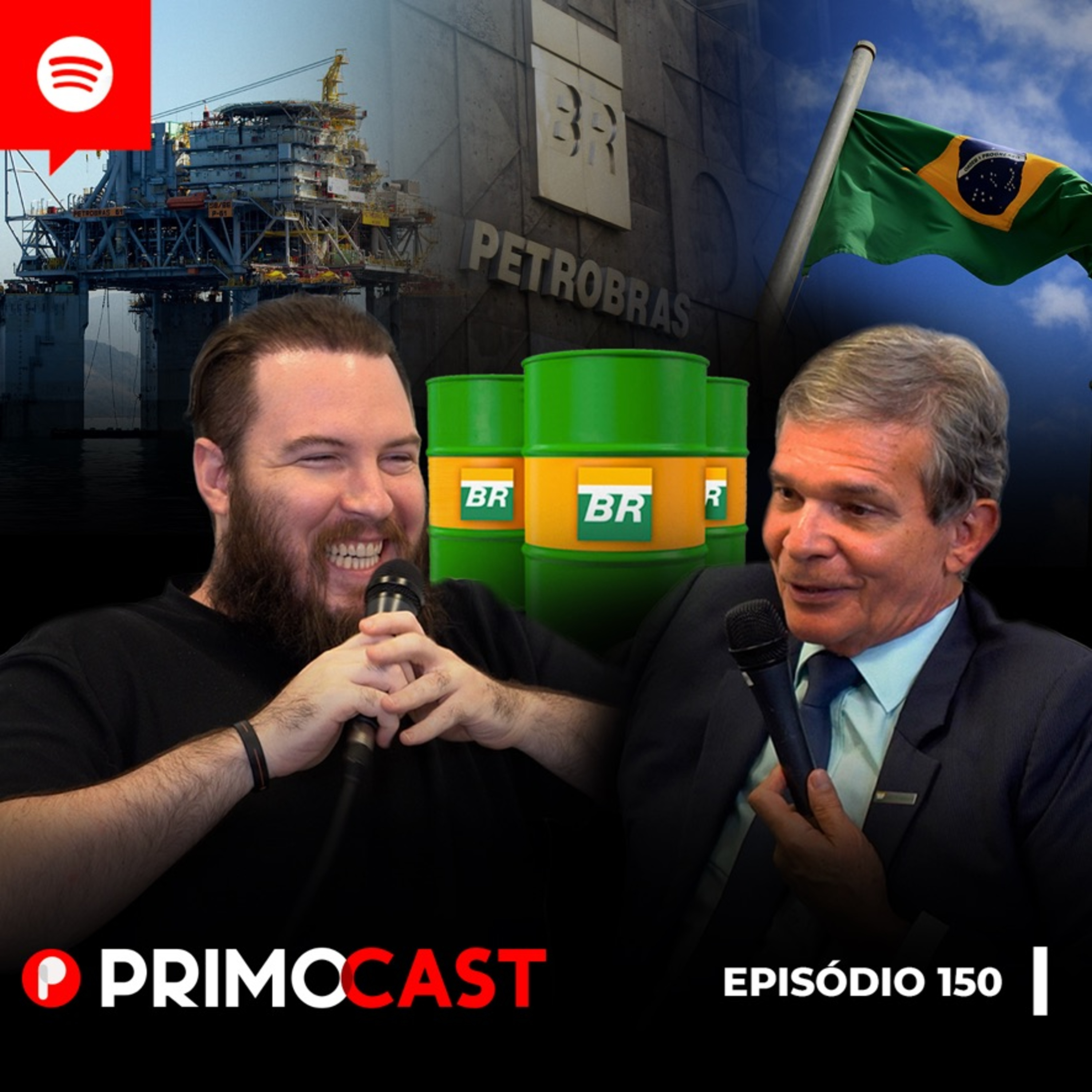 PrimoCast 150: Como funciona a Petrobras? (Um papo com o Presidente: General Silva e Luna)