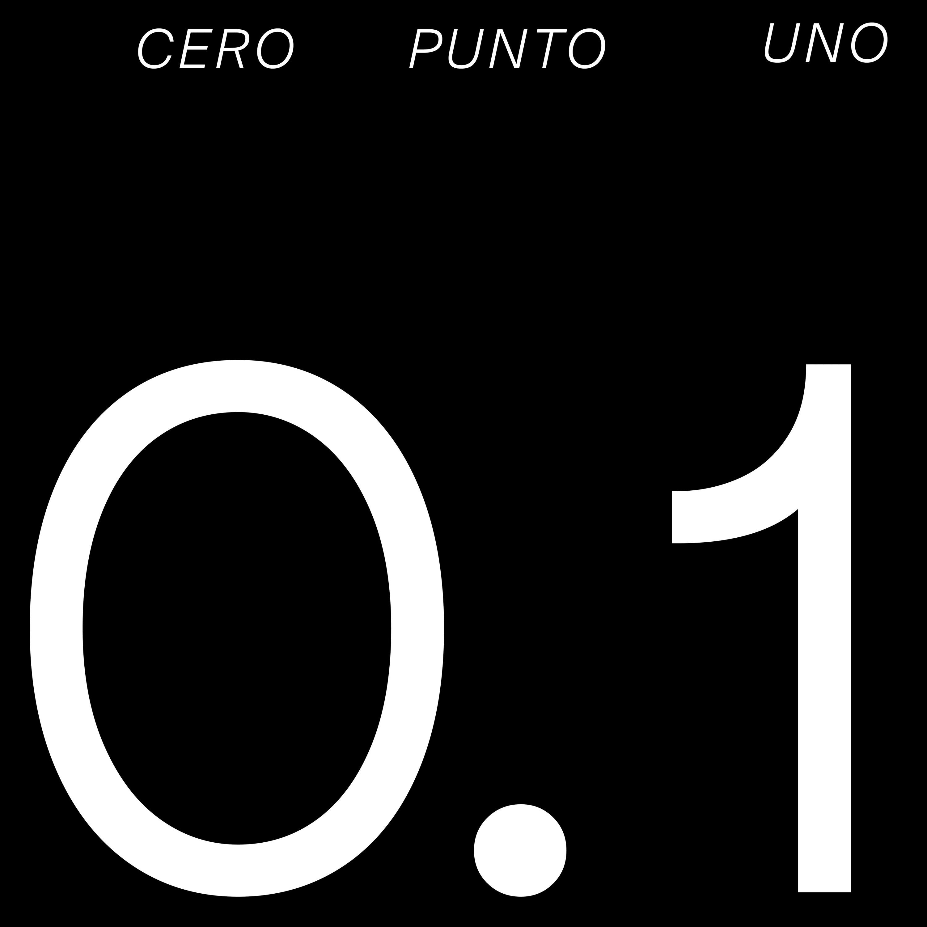 Cero Punto Uno podcast artwork