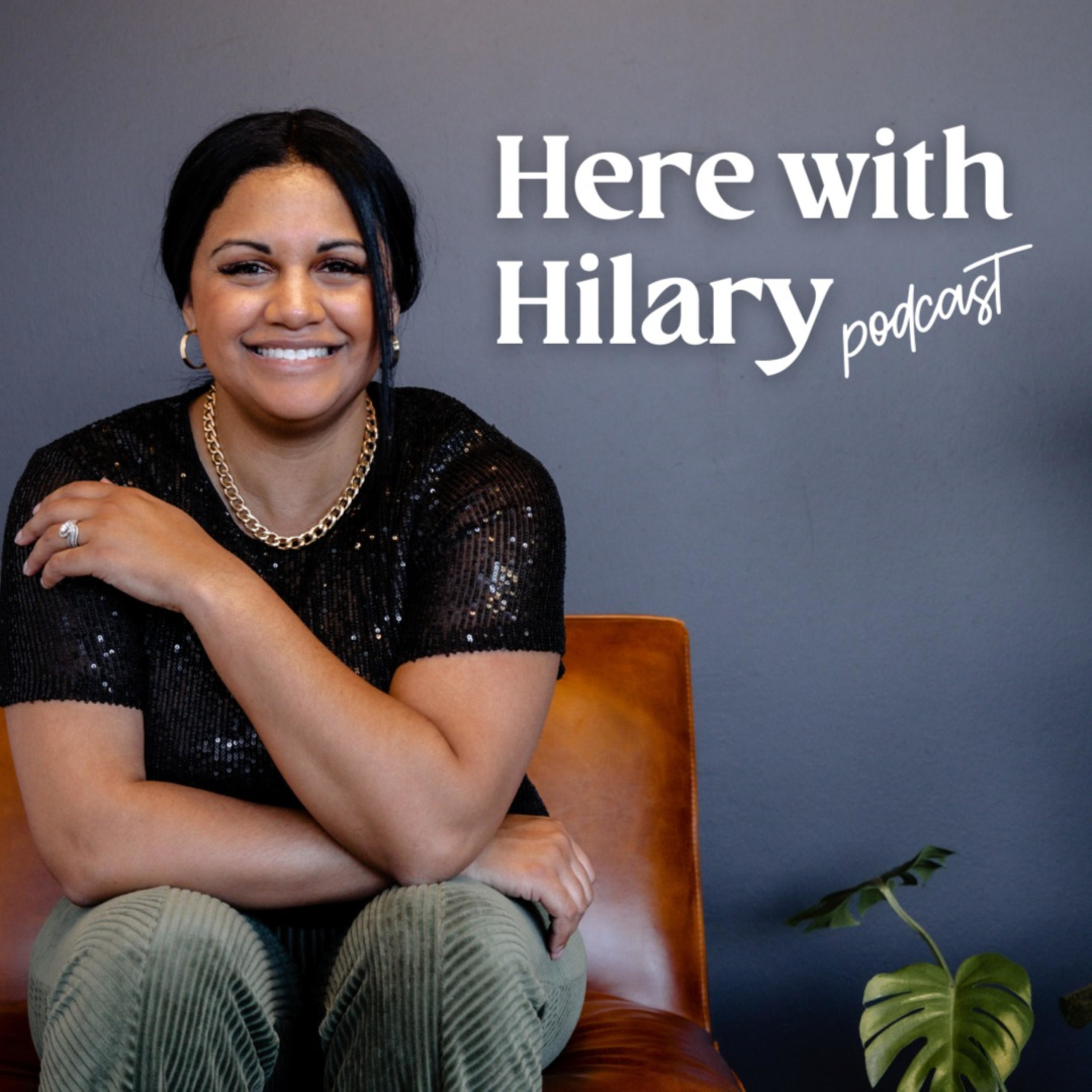 Here with Hilary podcast artwork