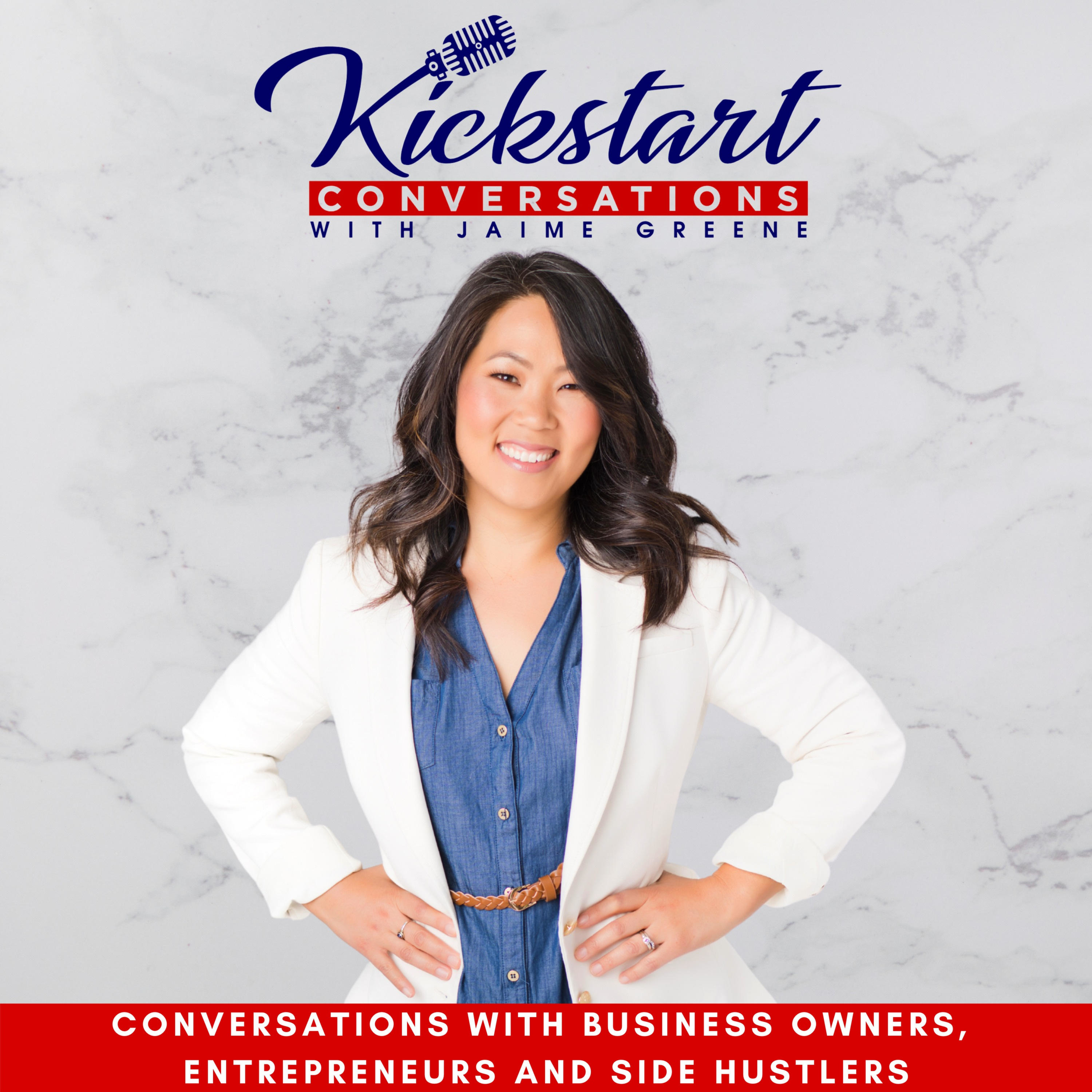 Kickstart Conversations with Jaime Greene the Solar Queen podcast artwork