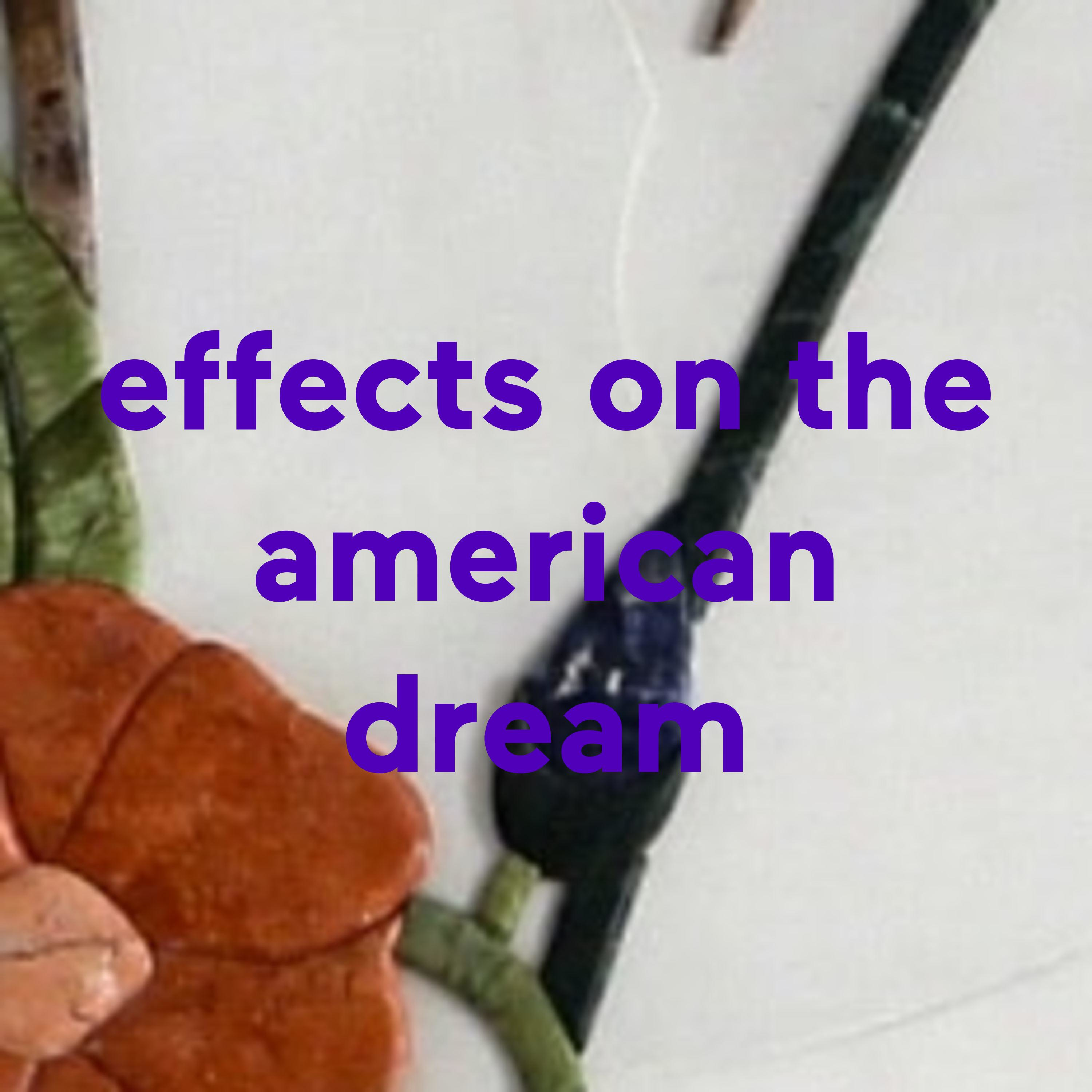 effects on the american dream