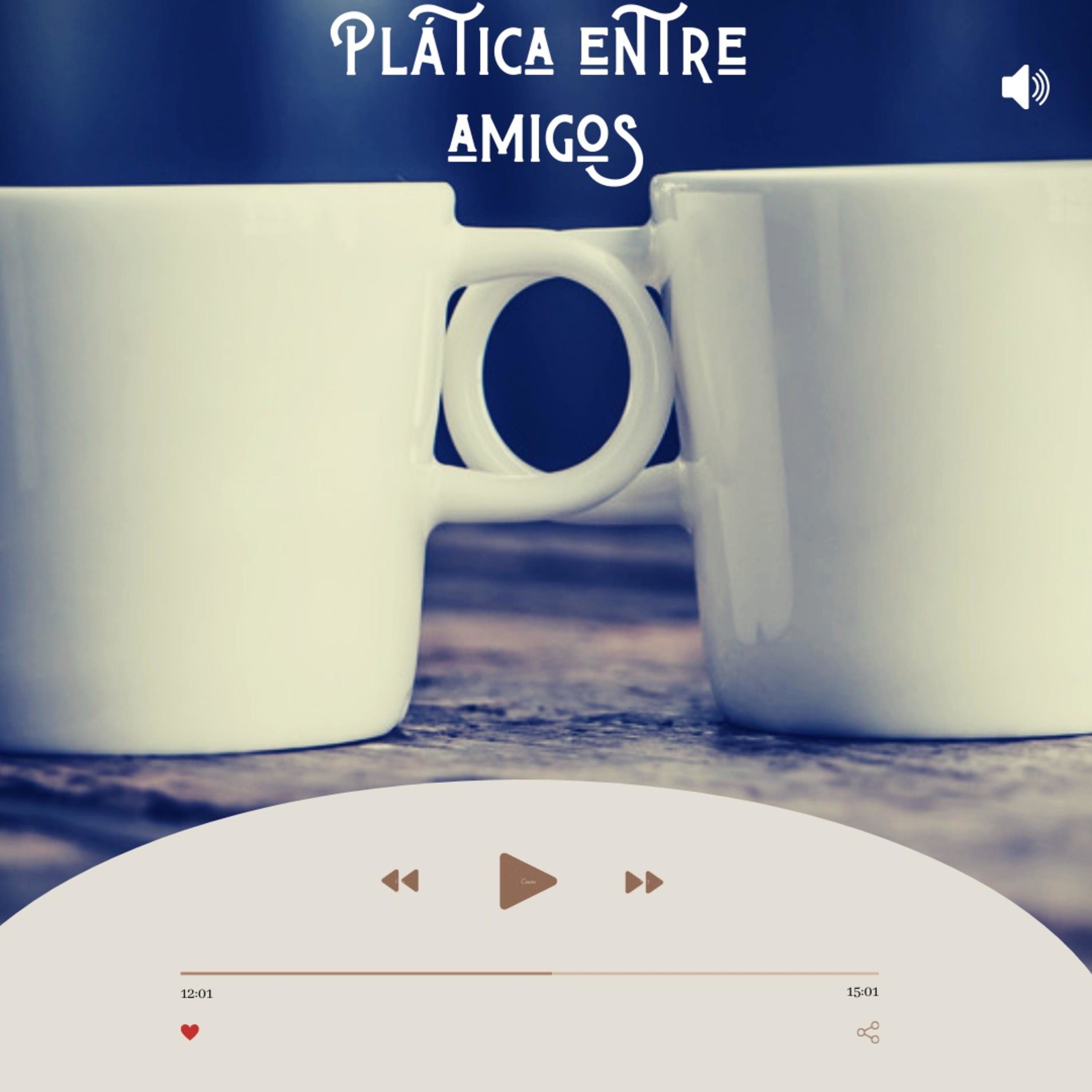 Plática entre amigos cover art