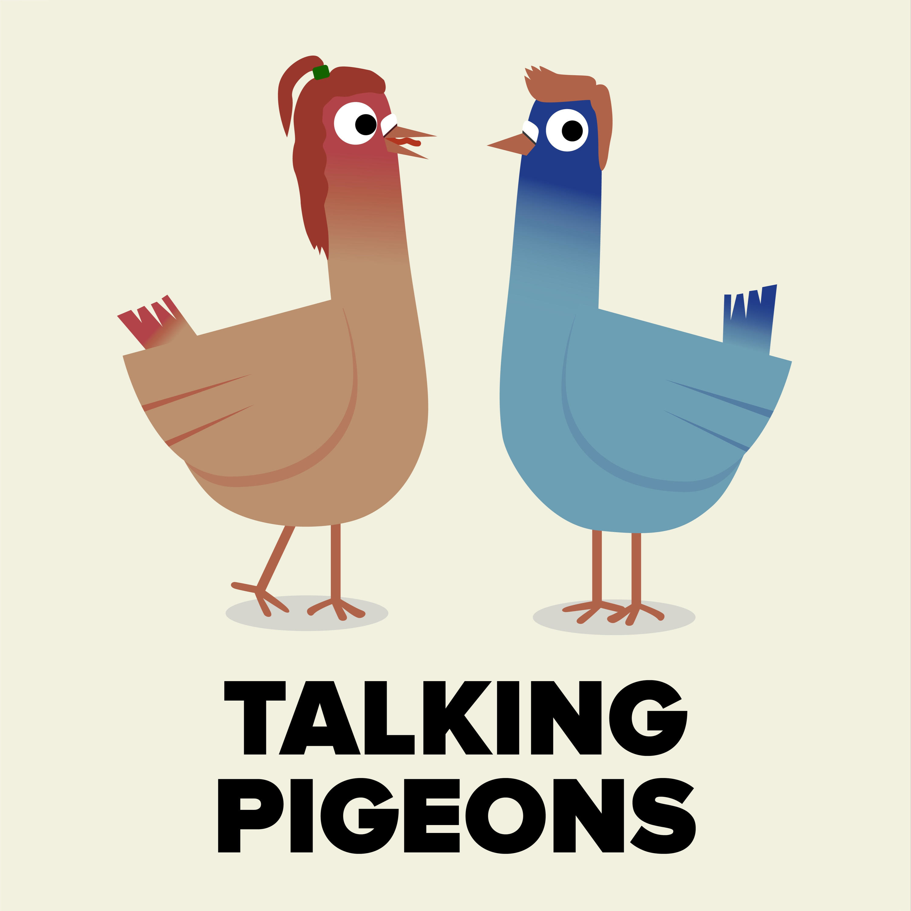 Talking Pigeons podcast artwork
