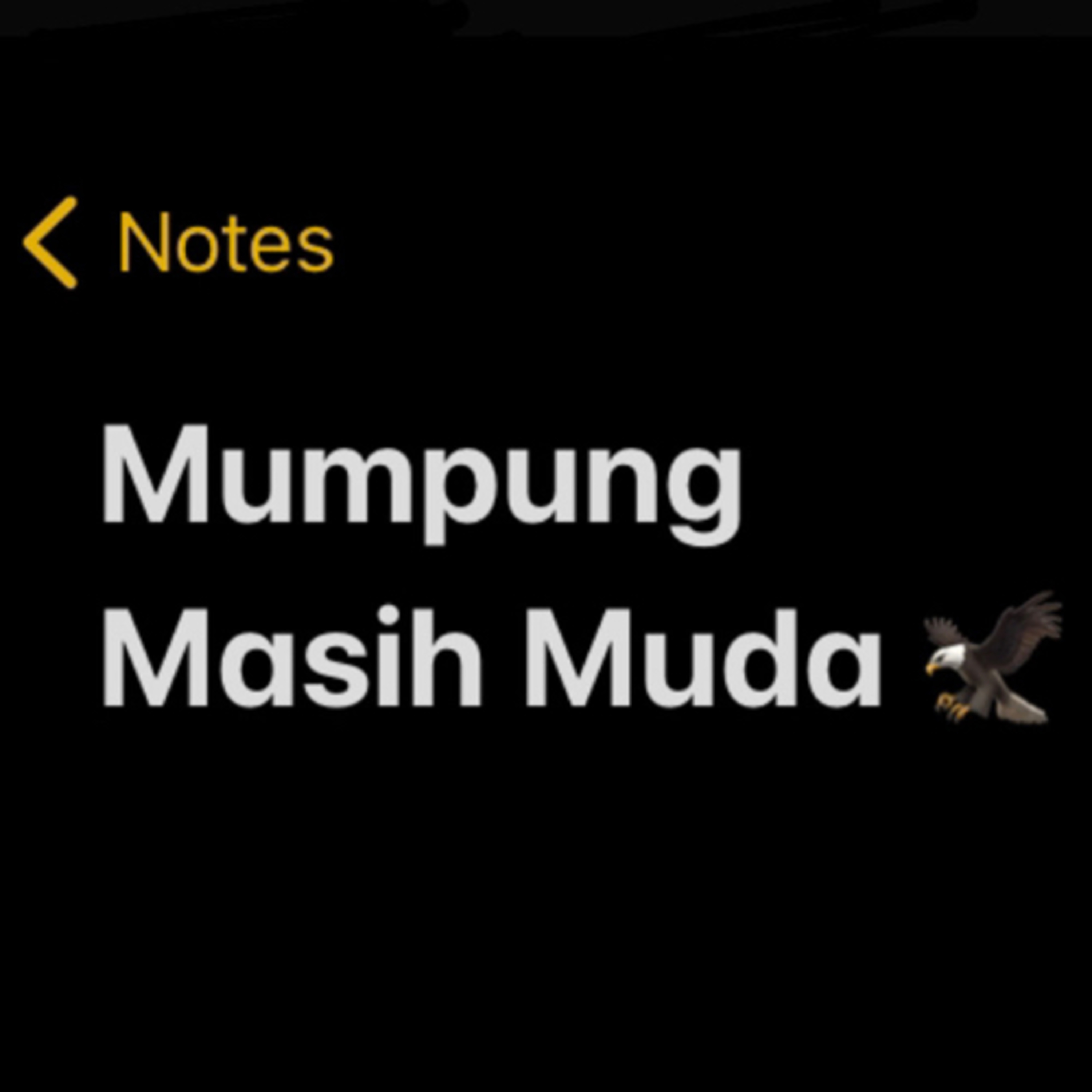Mumpung Masih Muda podcast artwork