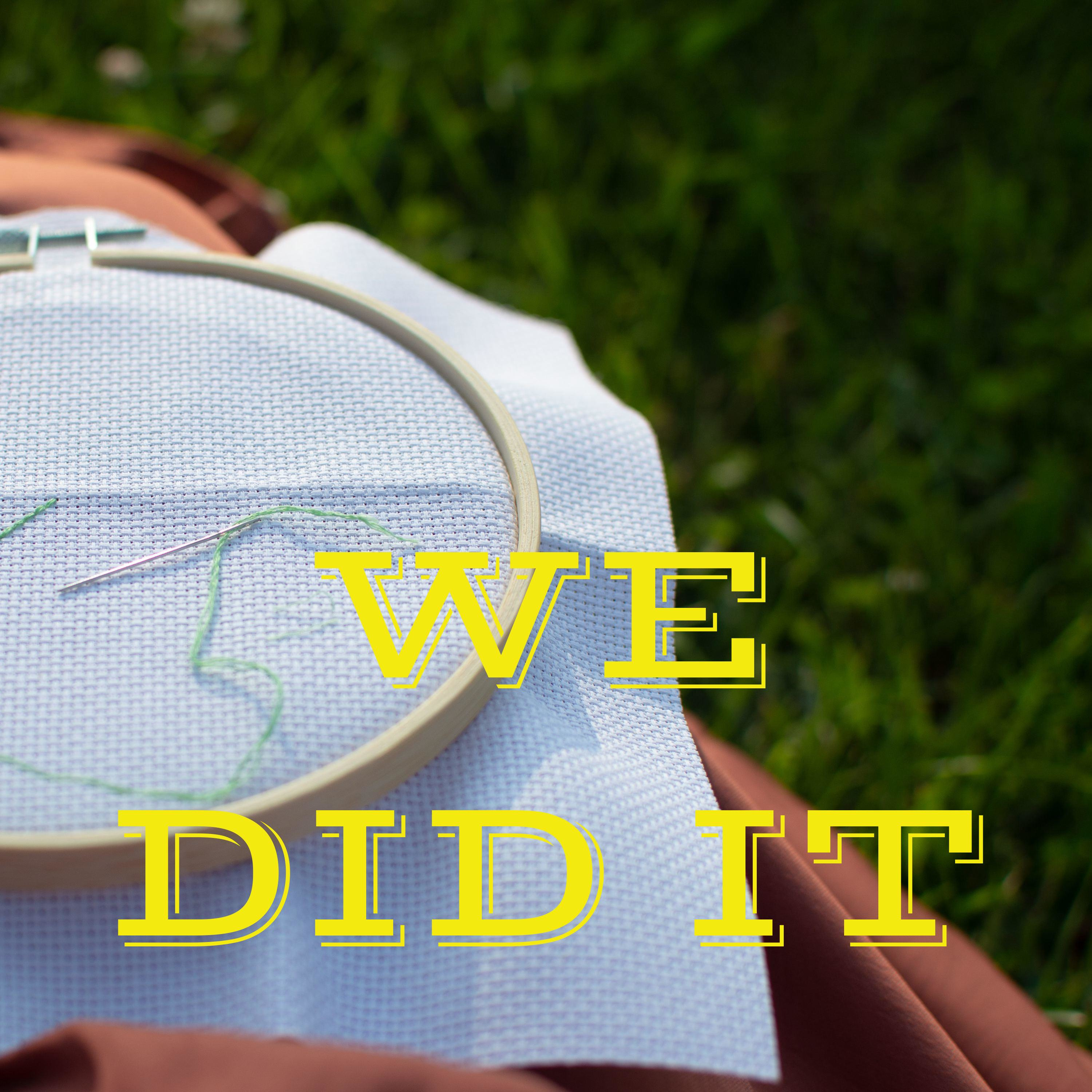 WE DID IT podcast artwork