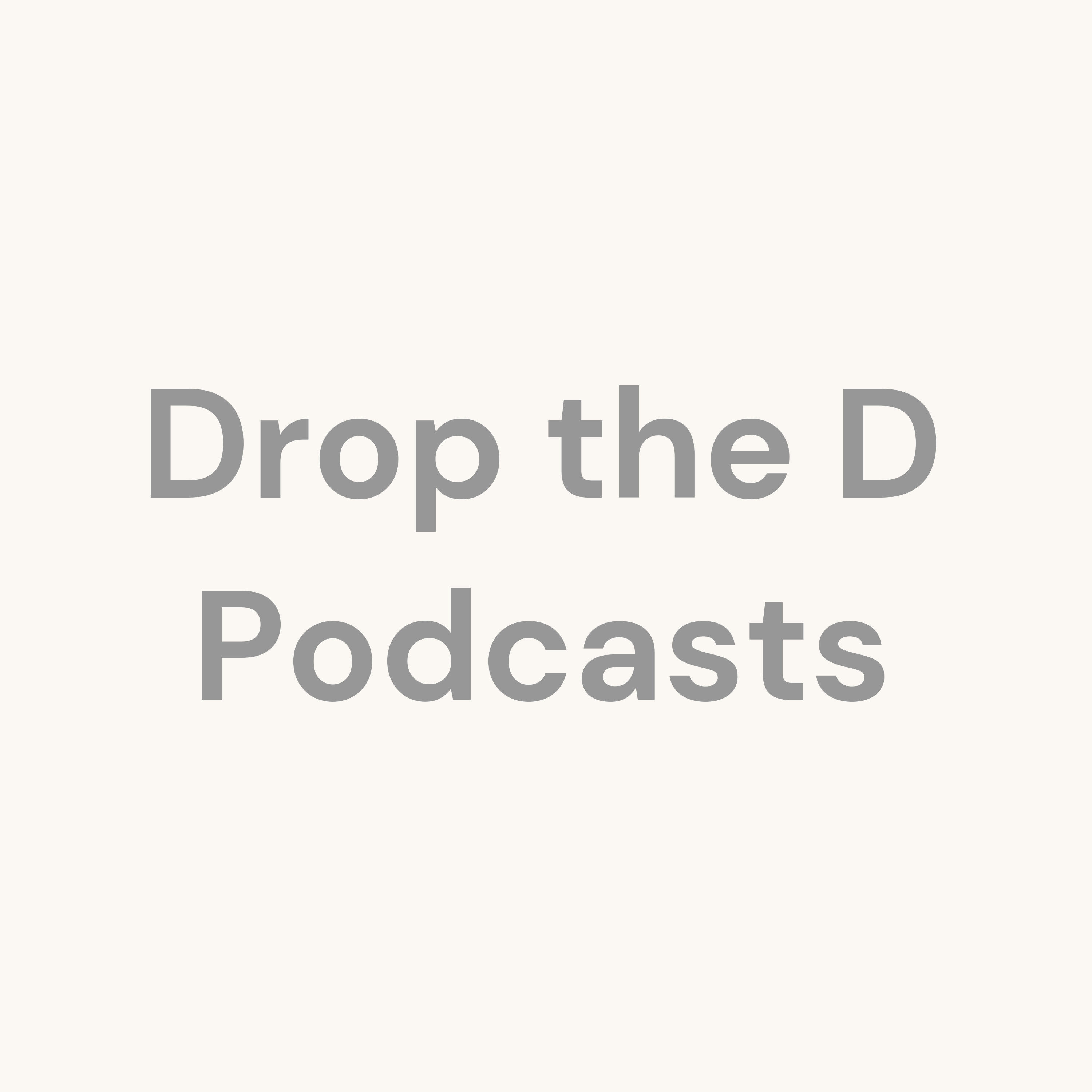 Drop the D Podcasts