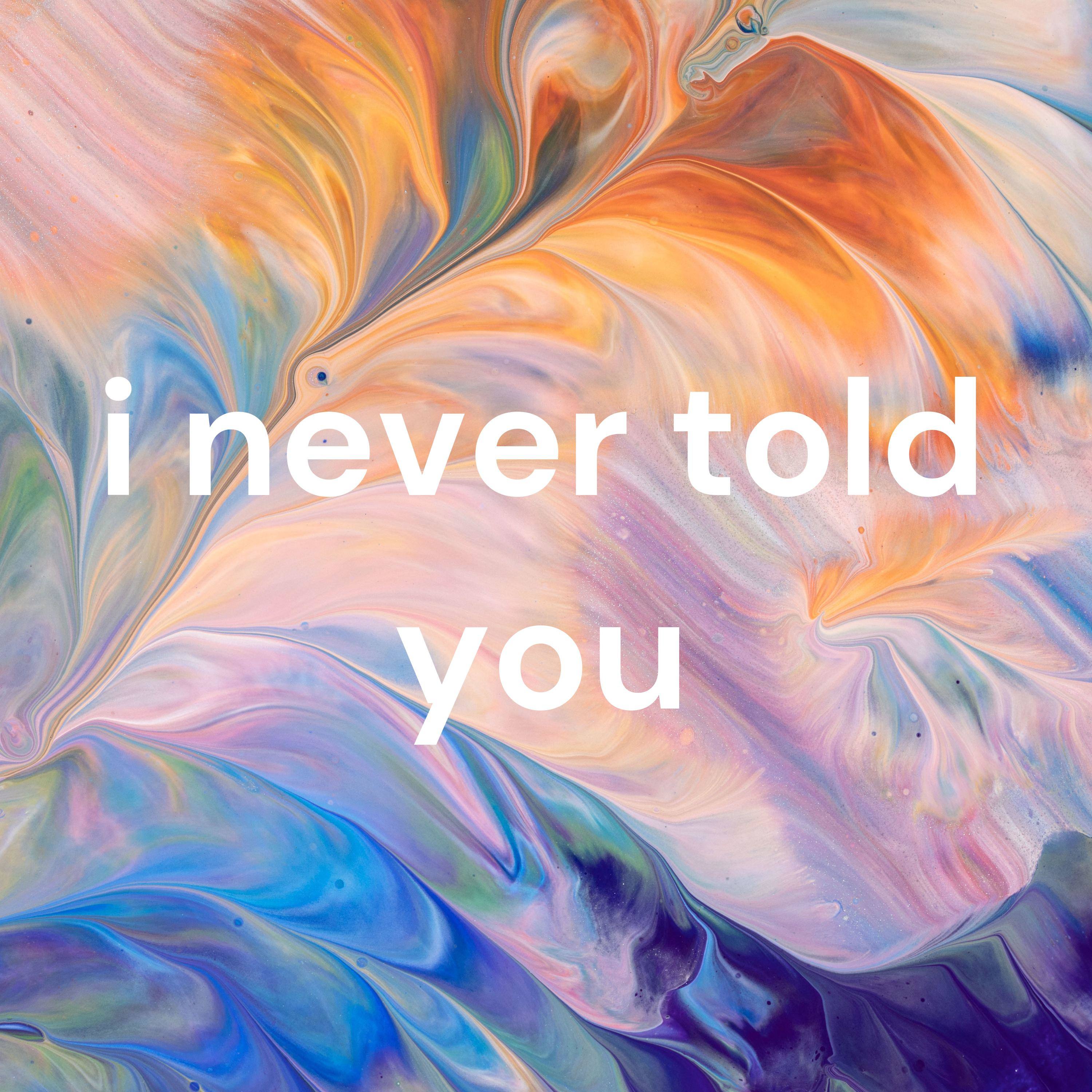 i never told you