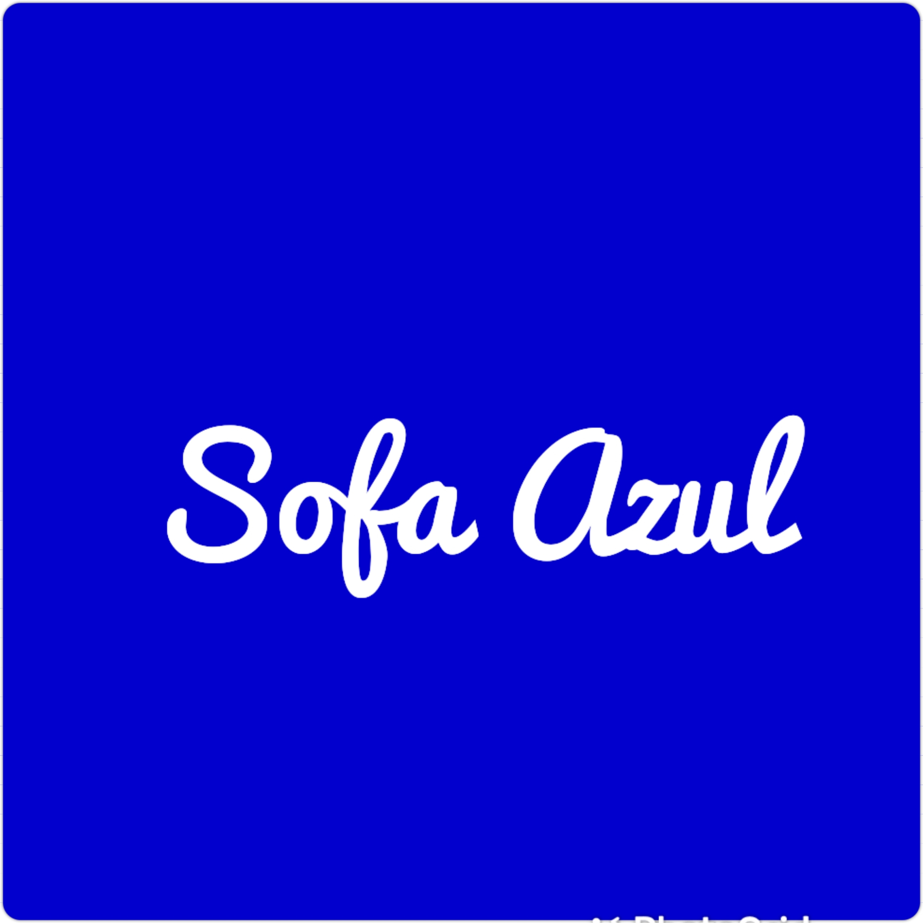 Sofá Azul 