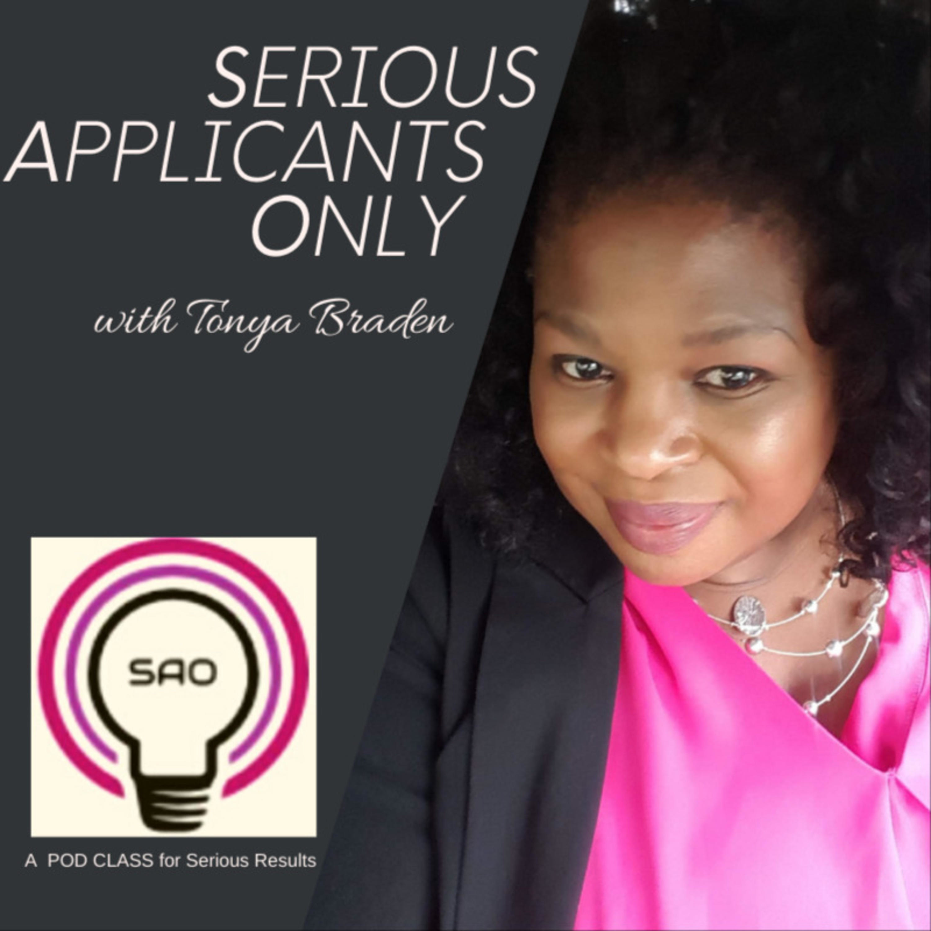 Serious Applicants Only podcast artwork