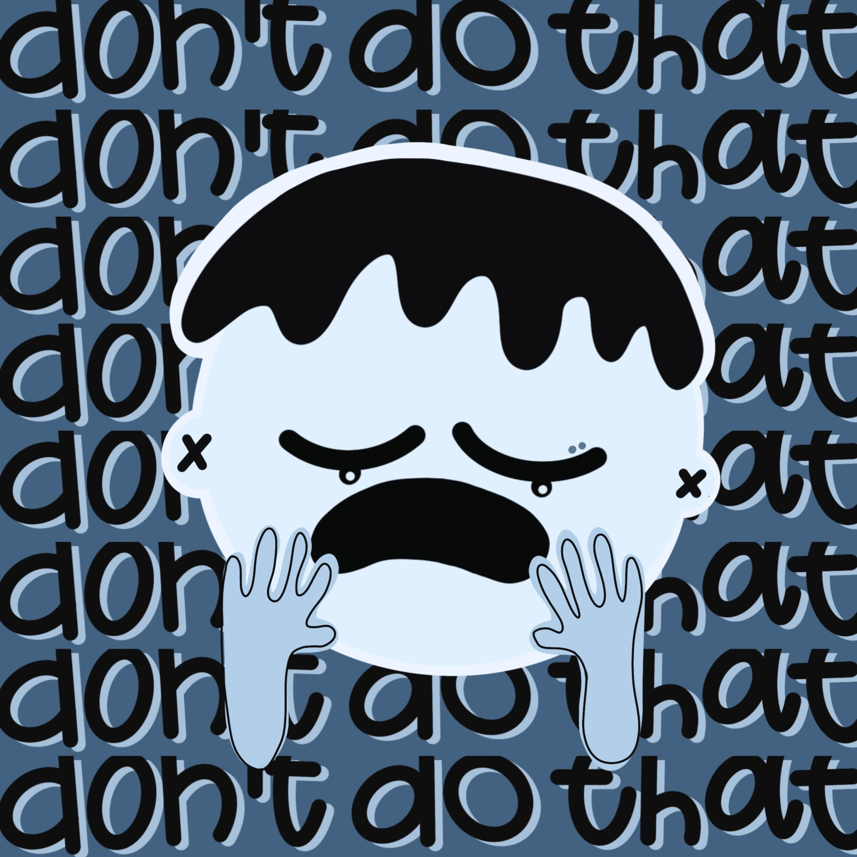 don't do that. podcast artwork