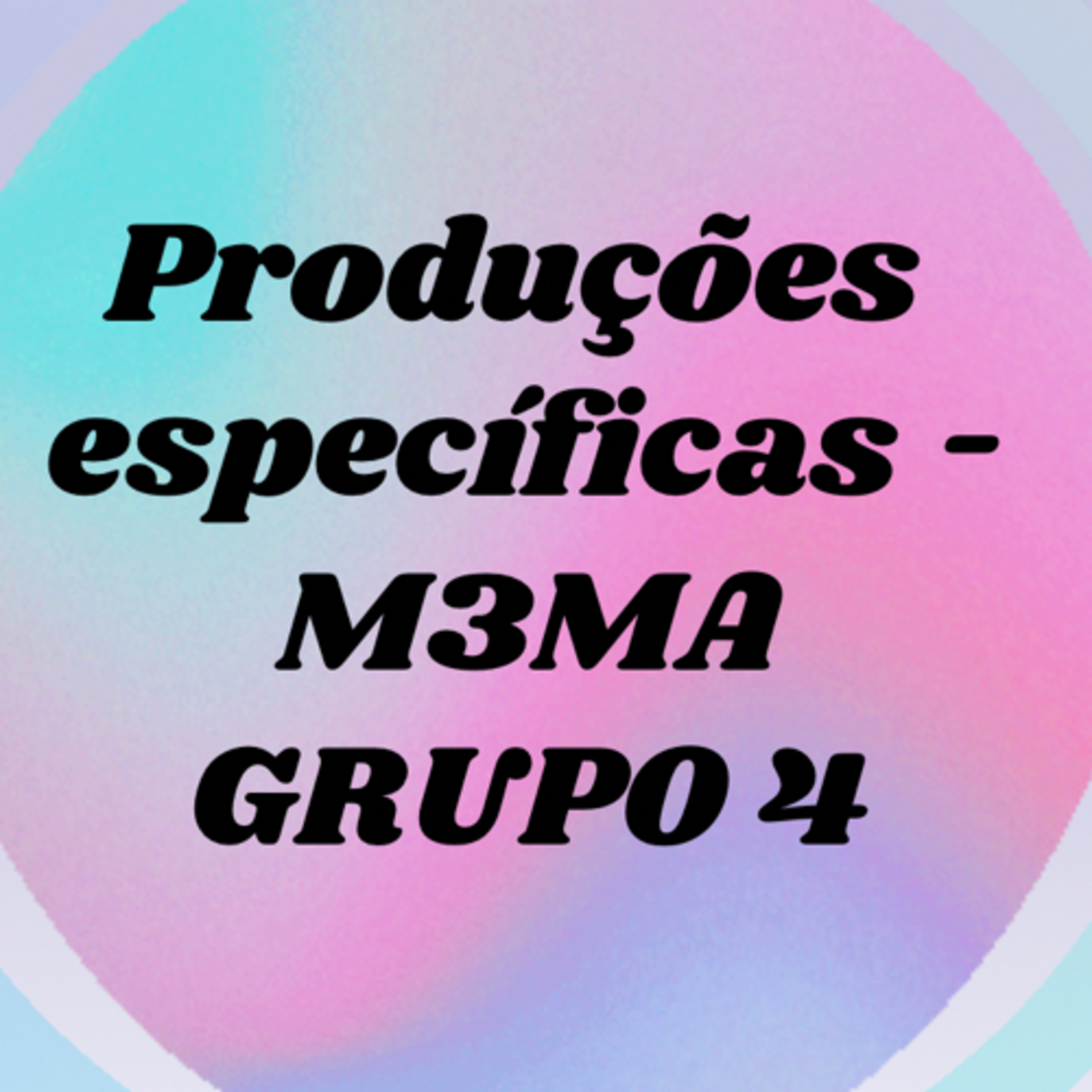 PRODUÇÃO ESPECÍFICA-M3MA podcast artwork