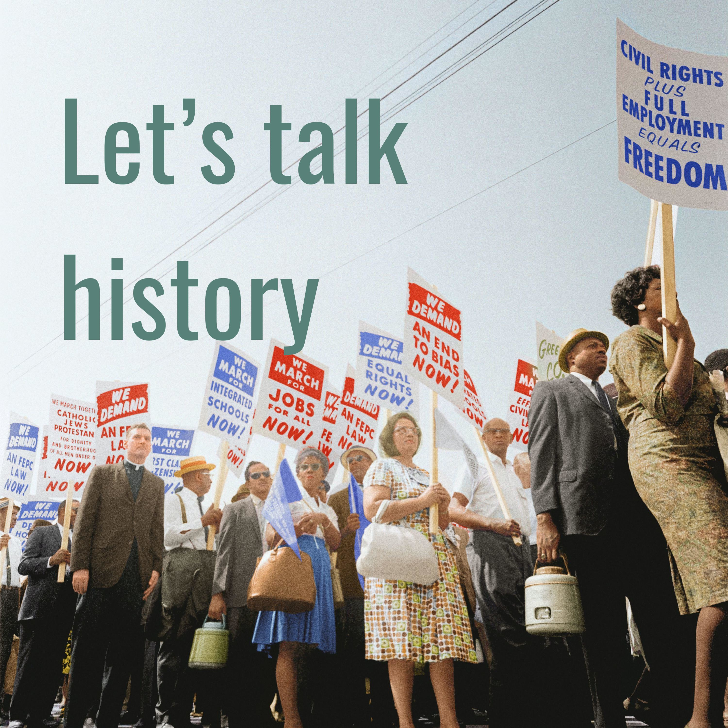 Let's talk history cover art