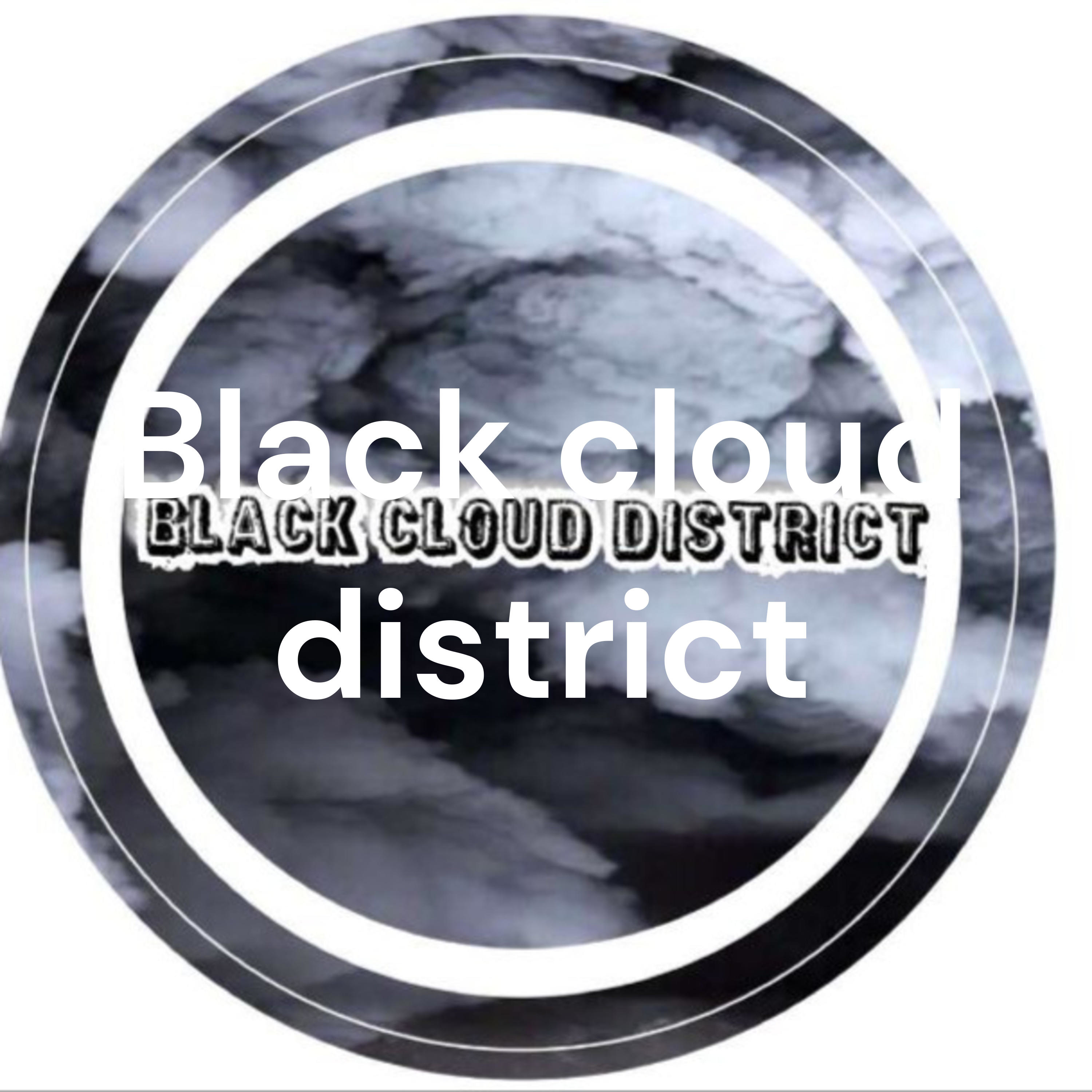 Black cloud district podcast artwork