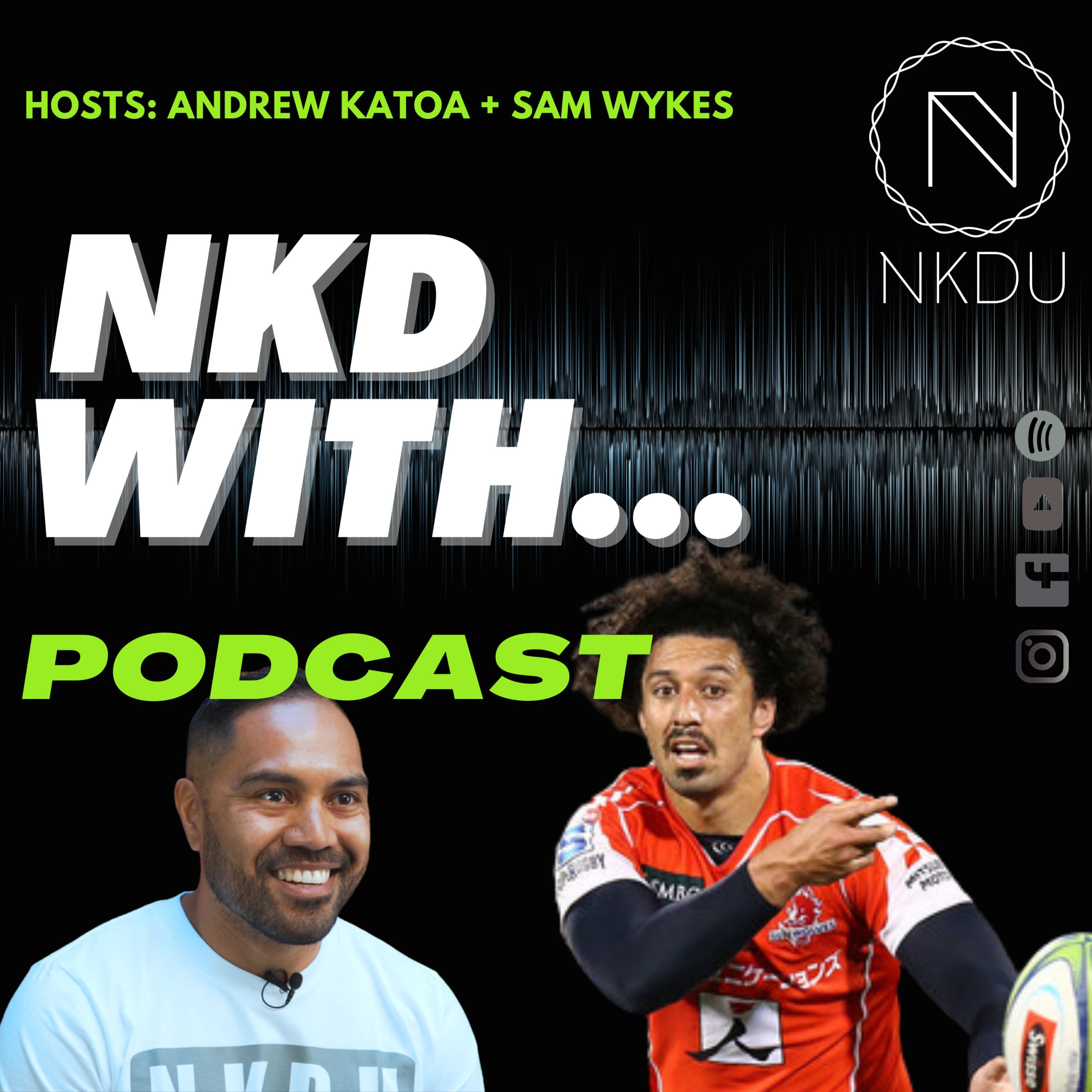 NKD WITH... podcast cover art