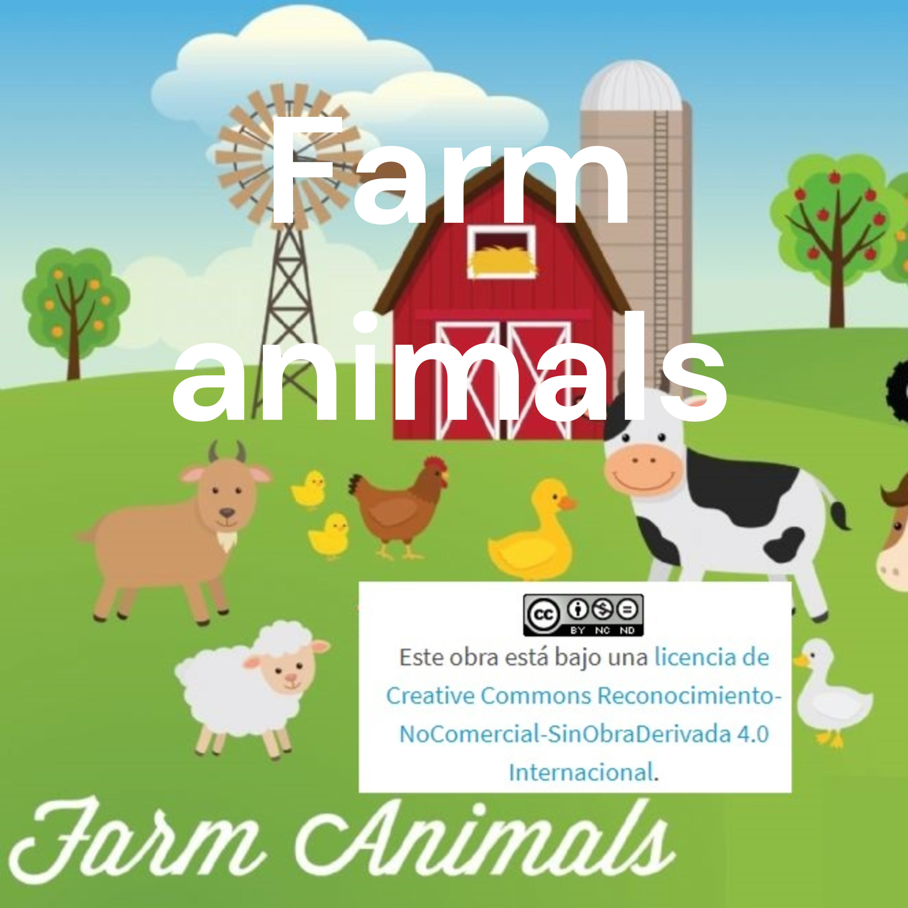 Farm animals podcast artwork
