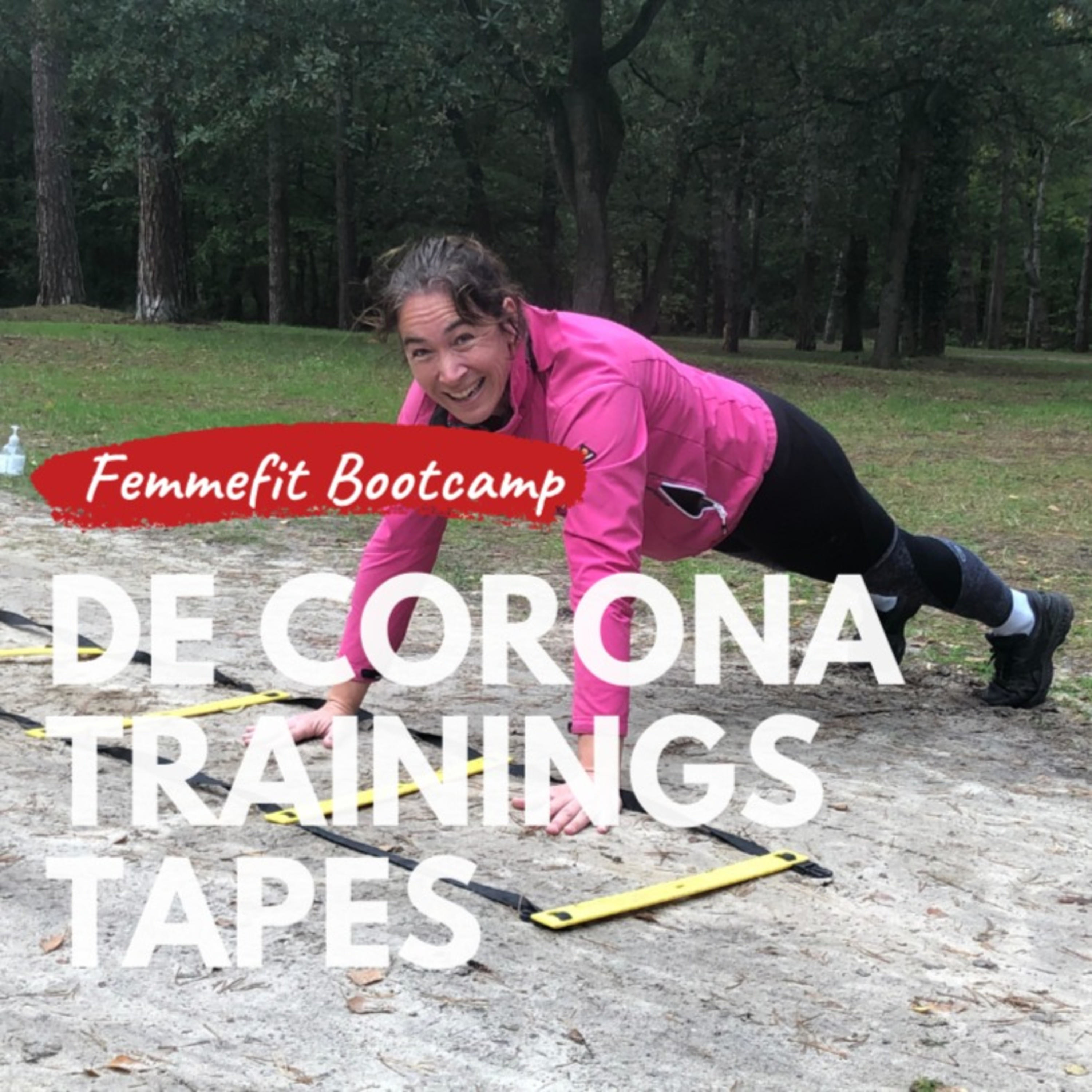 Femvital Corona trainingstapes podcast artwork