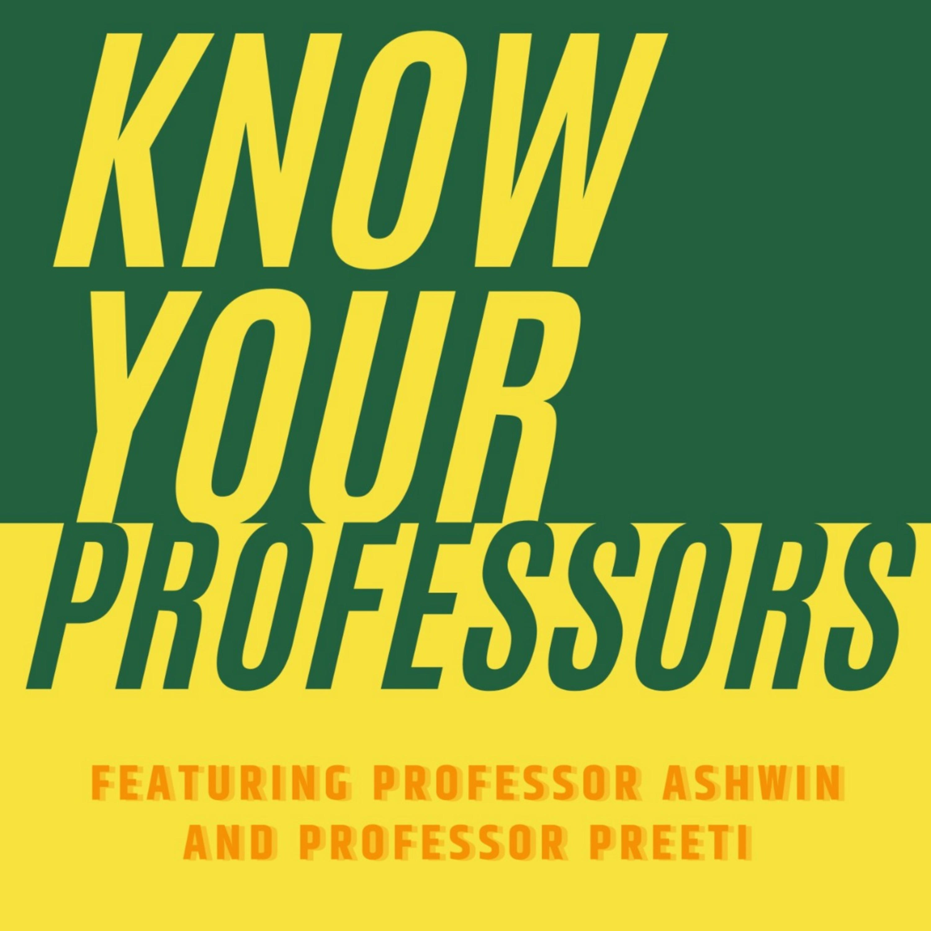 Know your Professors cover art