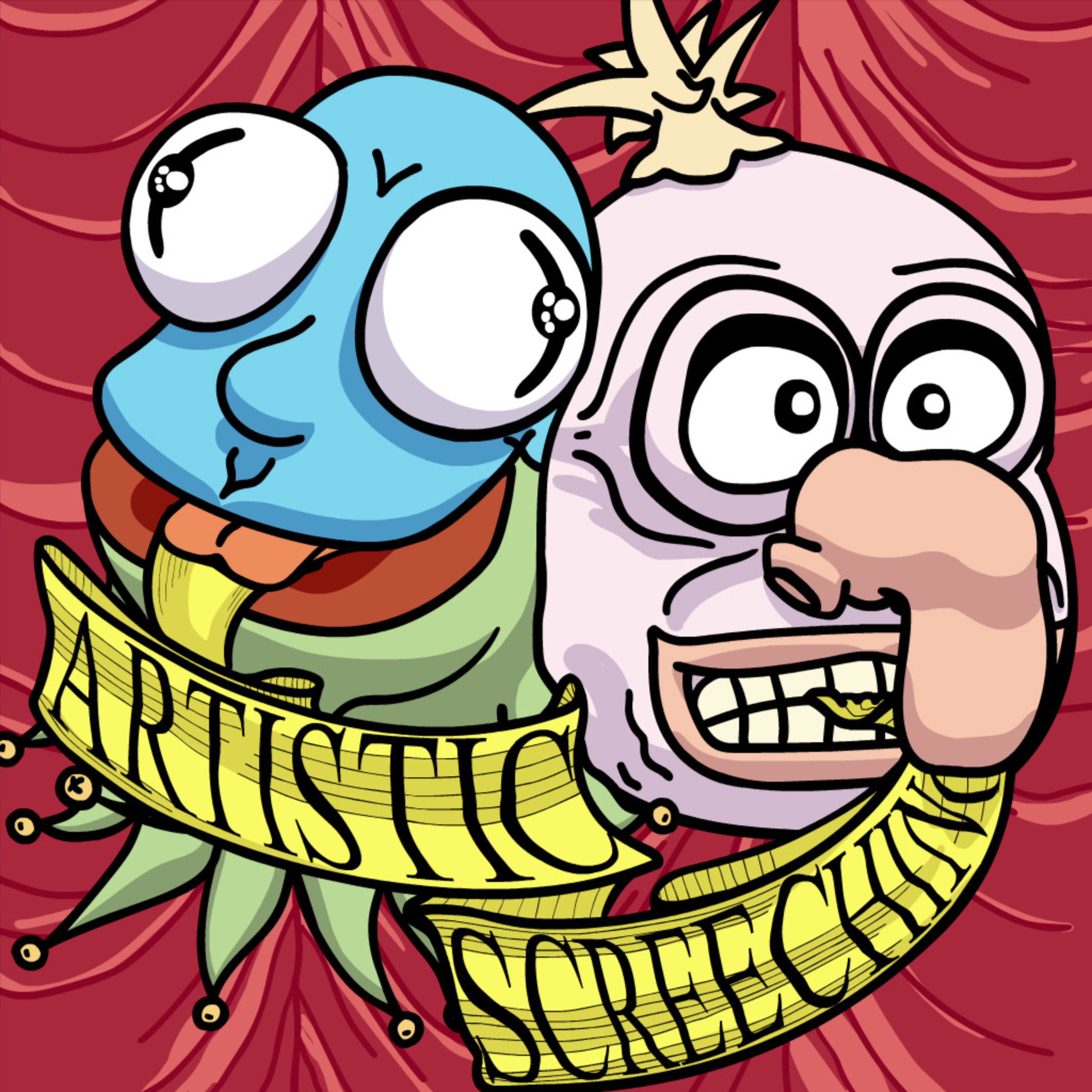 Artistic Screeching Radio podcast artwork