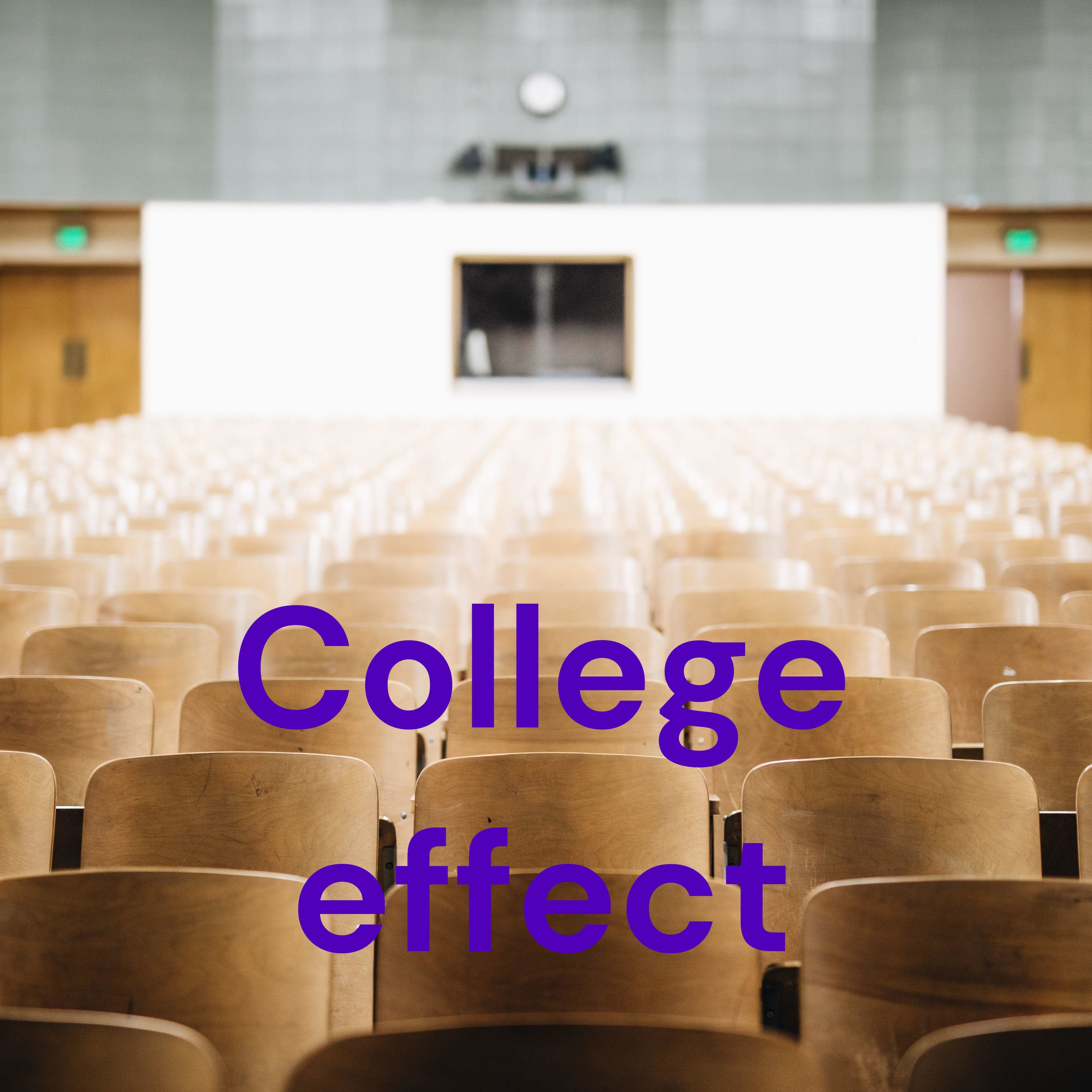 College effect cover art