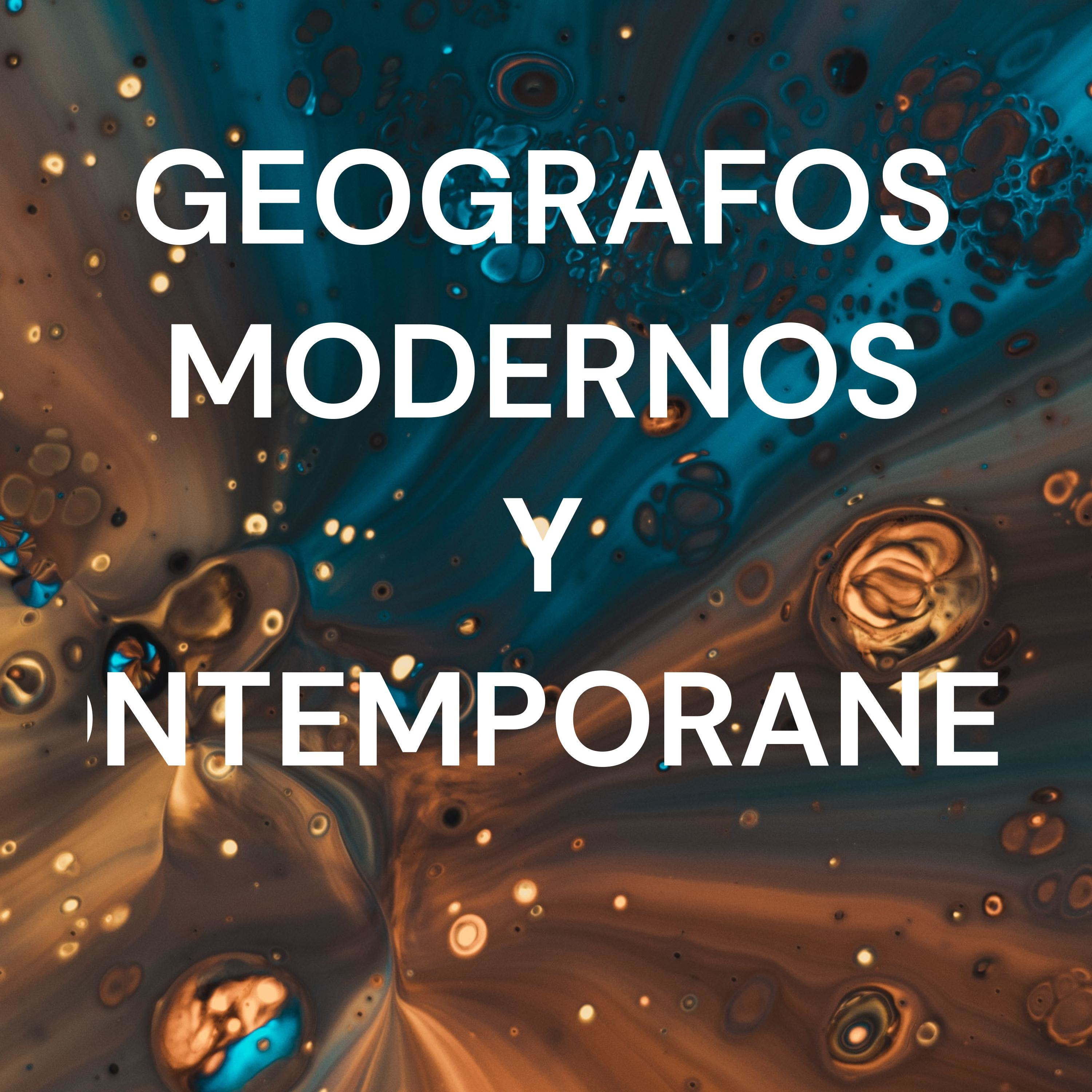 Geografos Modernos y Contemporaneos cover art