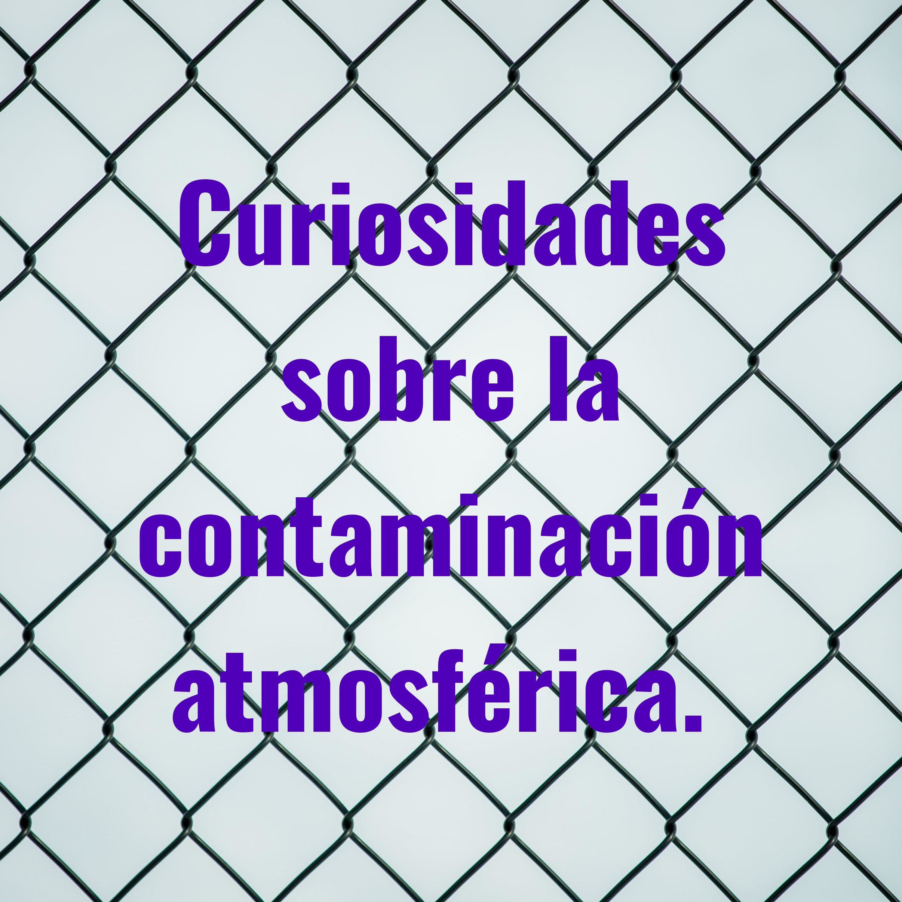 Curiosidades sobre la contaminación atmosférica. cover art