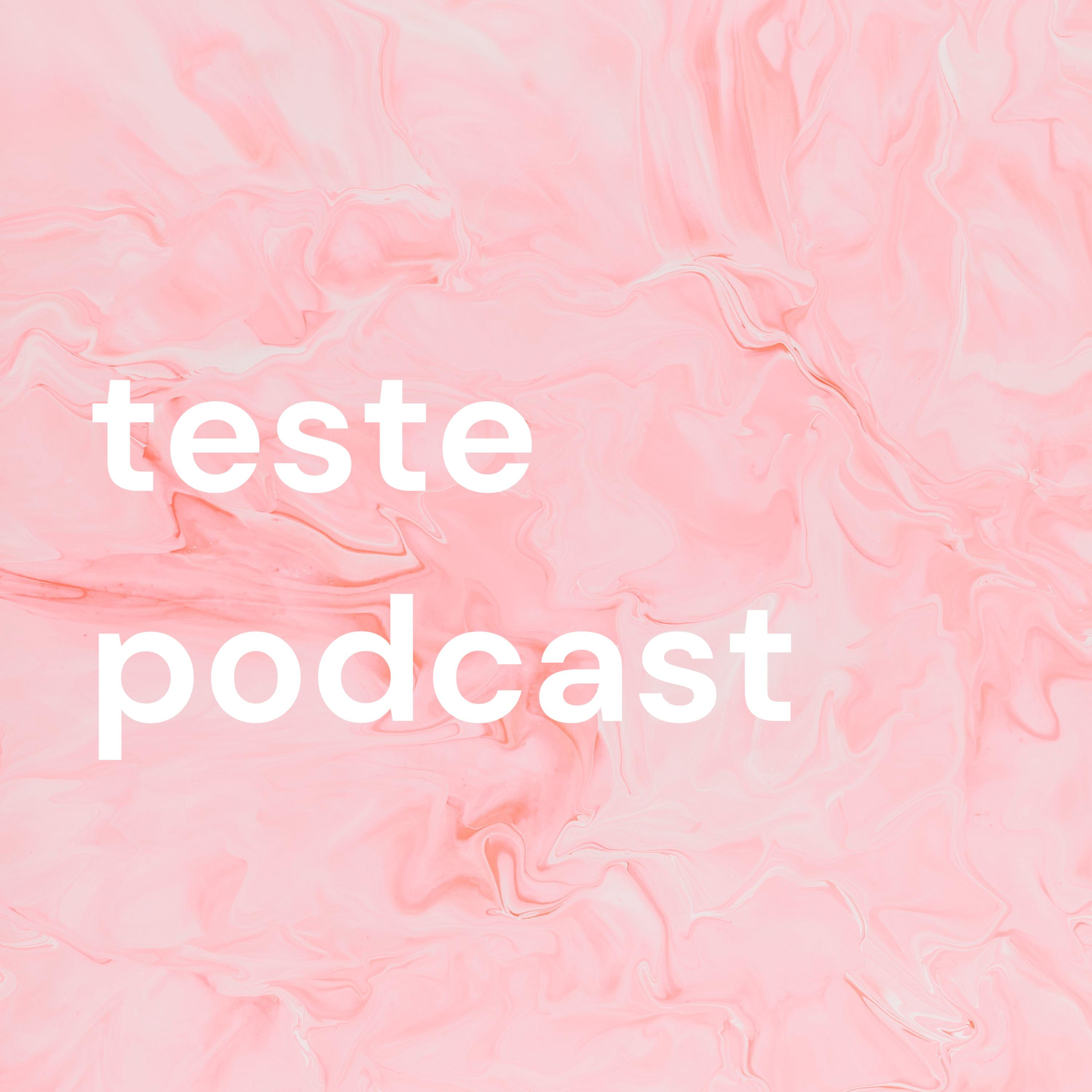 teste podcast cover art