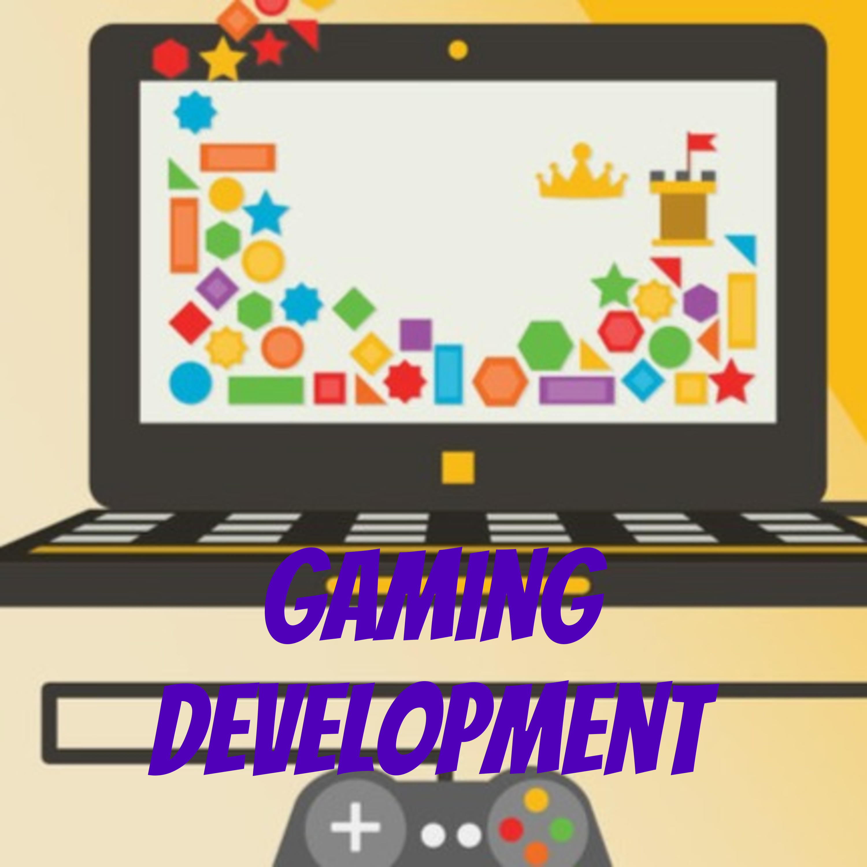Gaming development podcast artwork