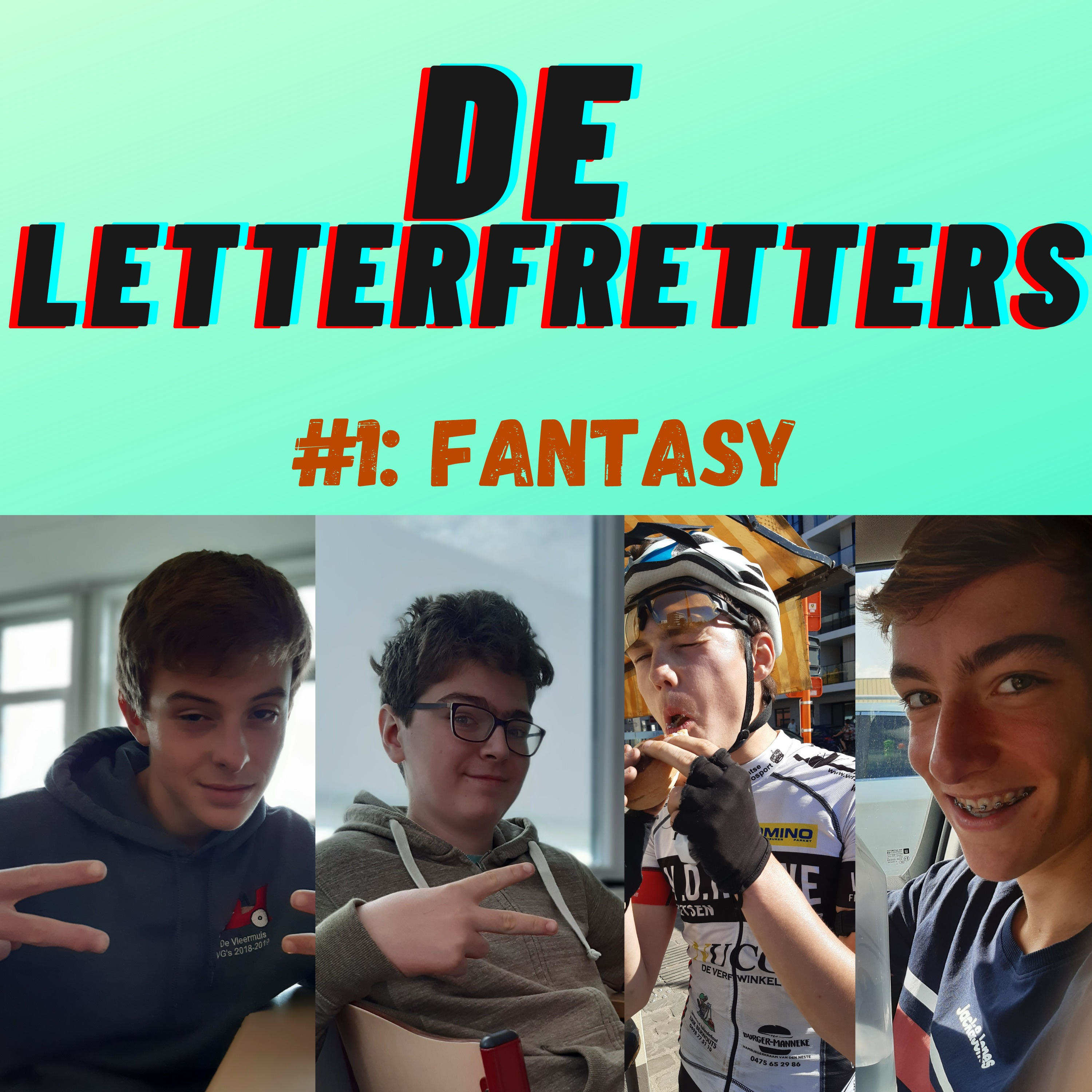 De Letterfretters #1: Fantasy cover art