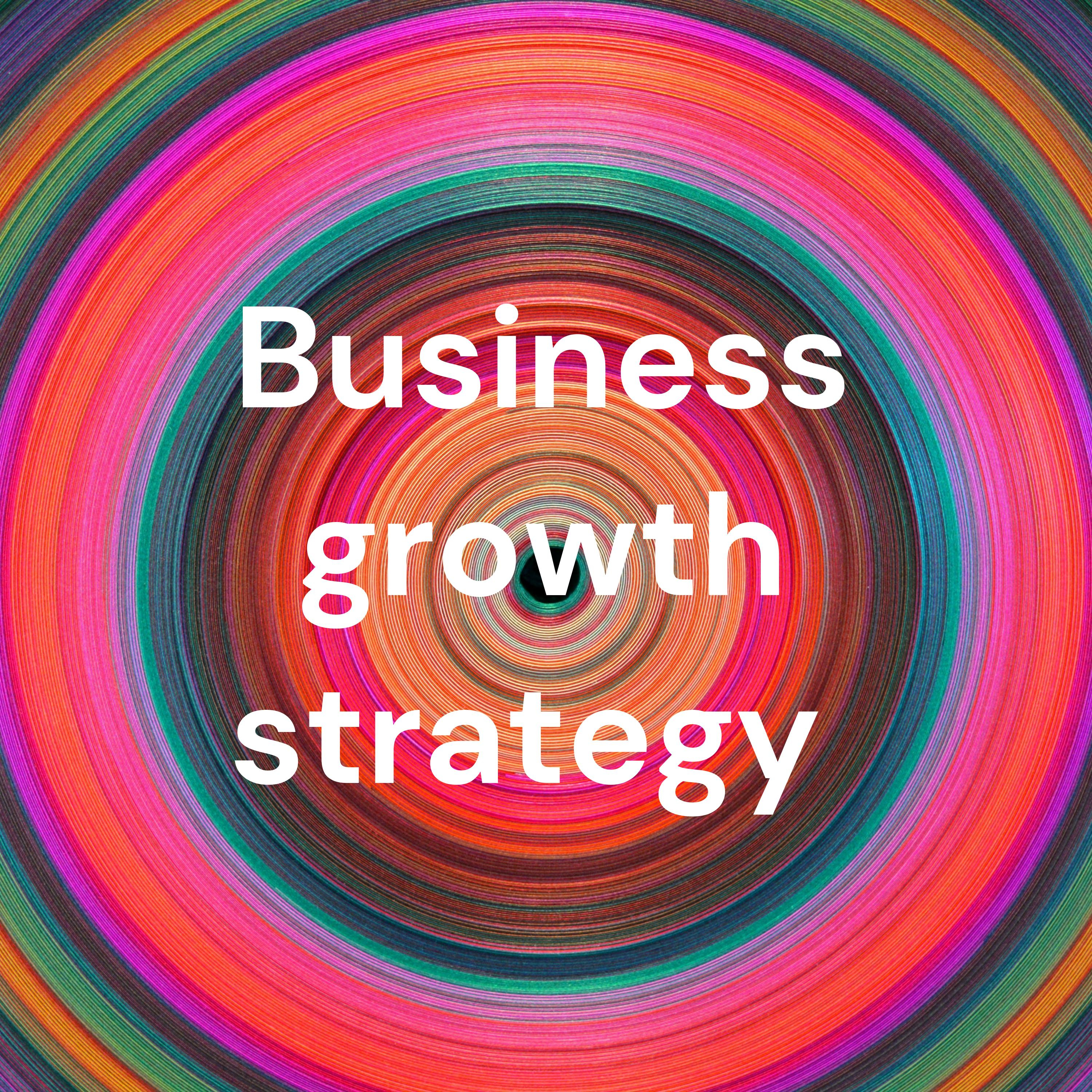 Business growth strategy cover art