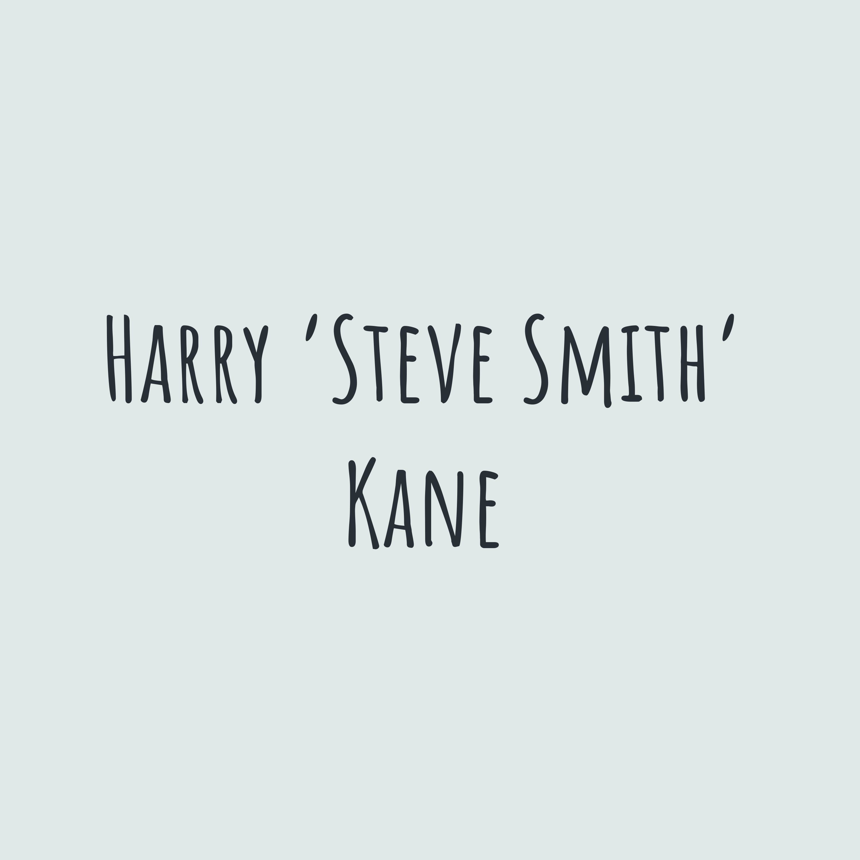Harry 'Steve Smith' Kane - Part 10