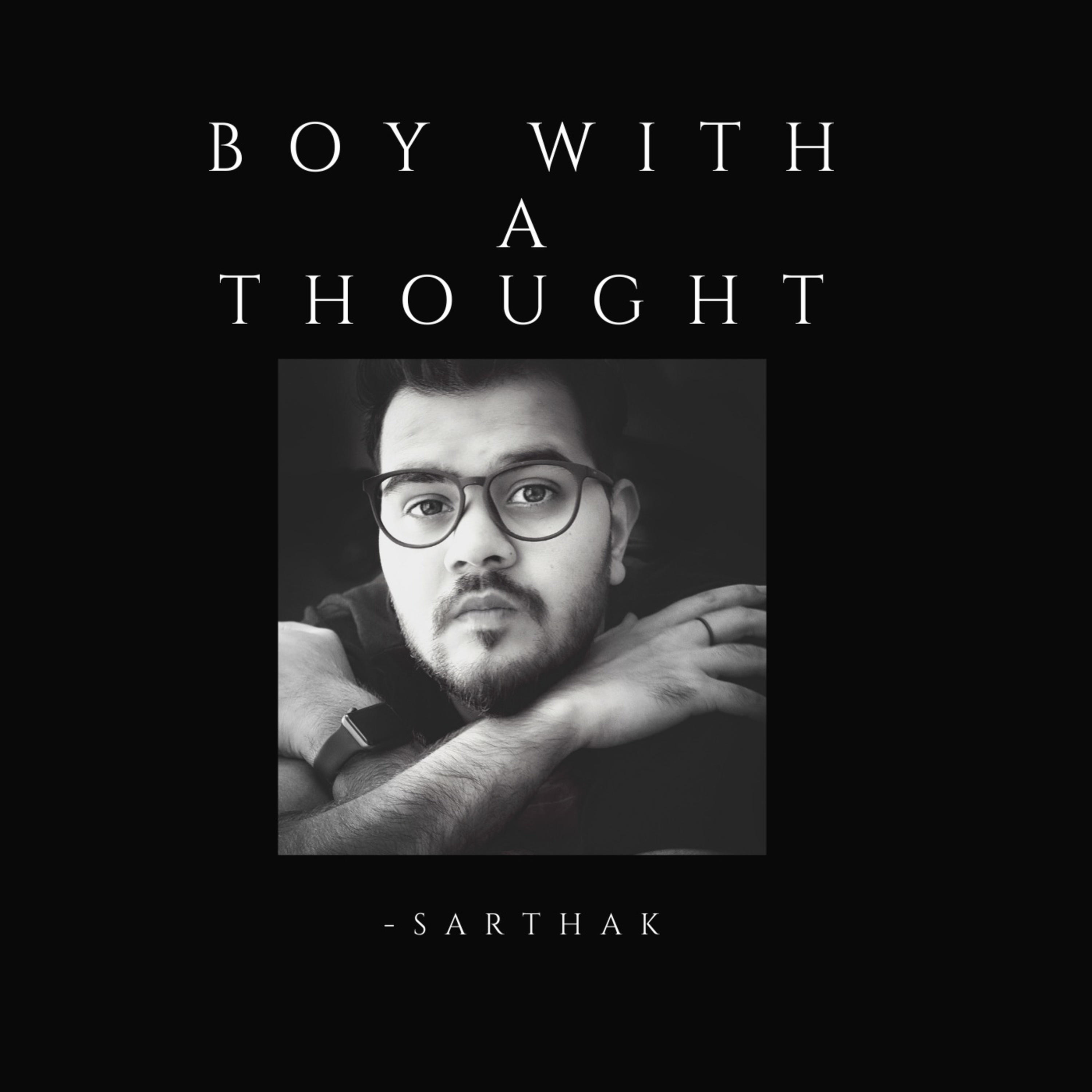 Boy with a thought