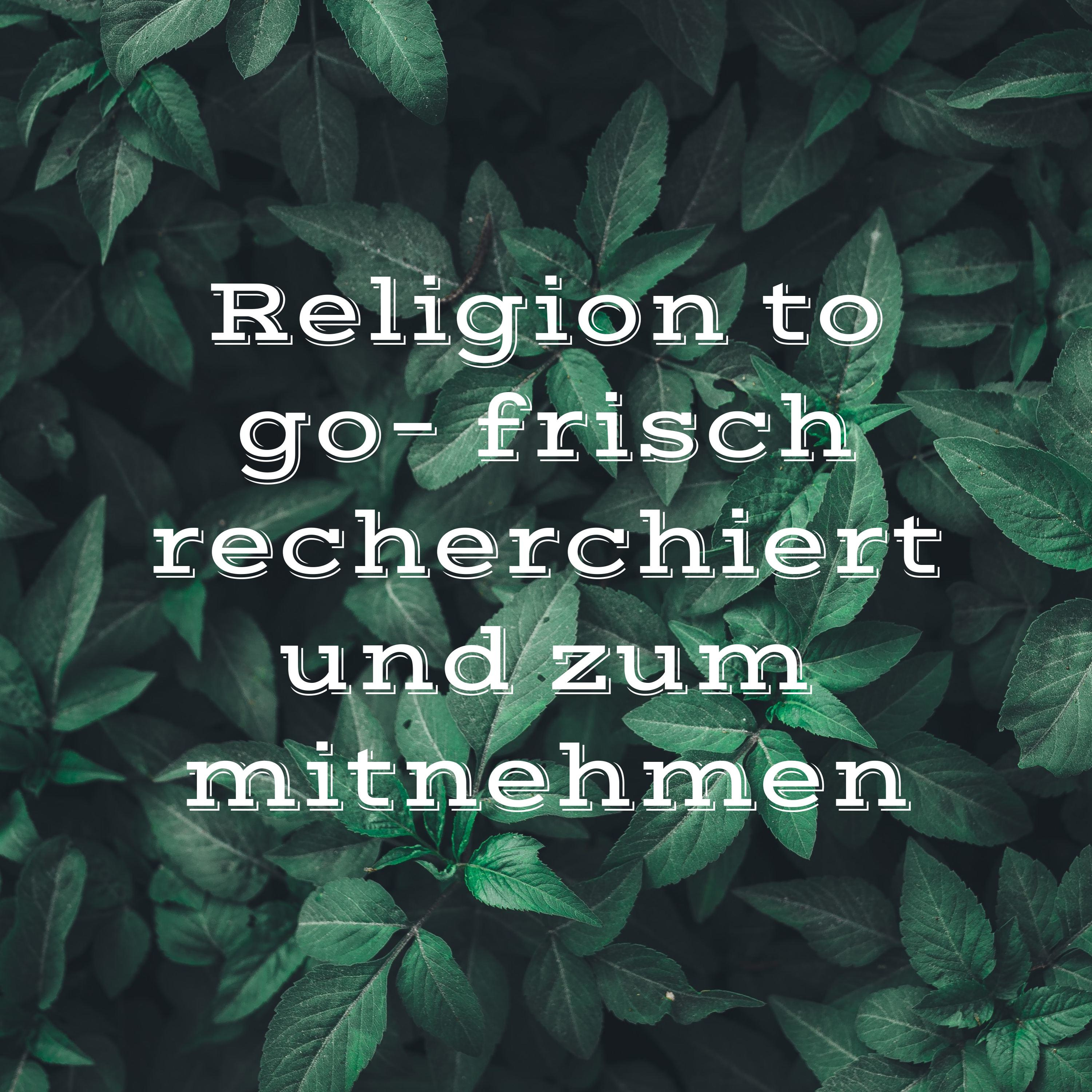 Religion to go– frisch recherchiert und zum mitnehmen cover art