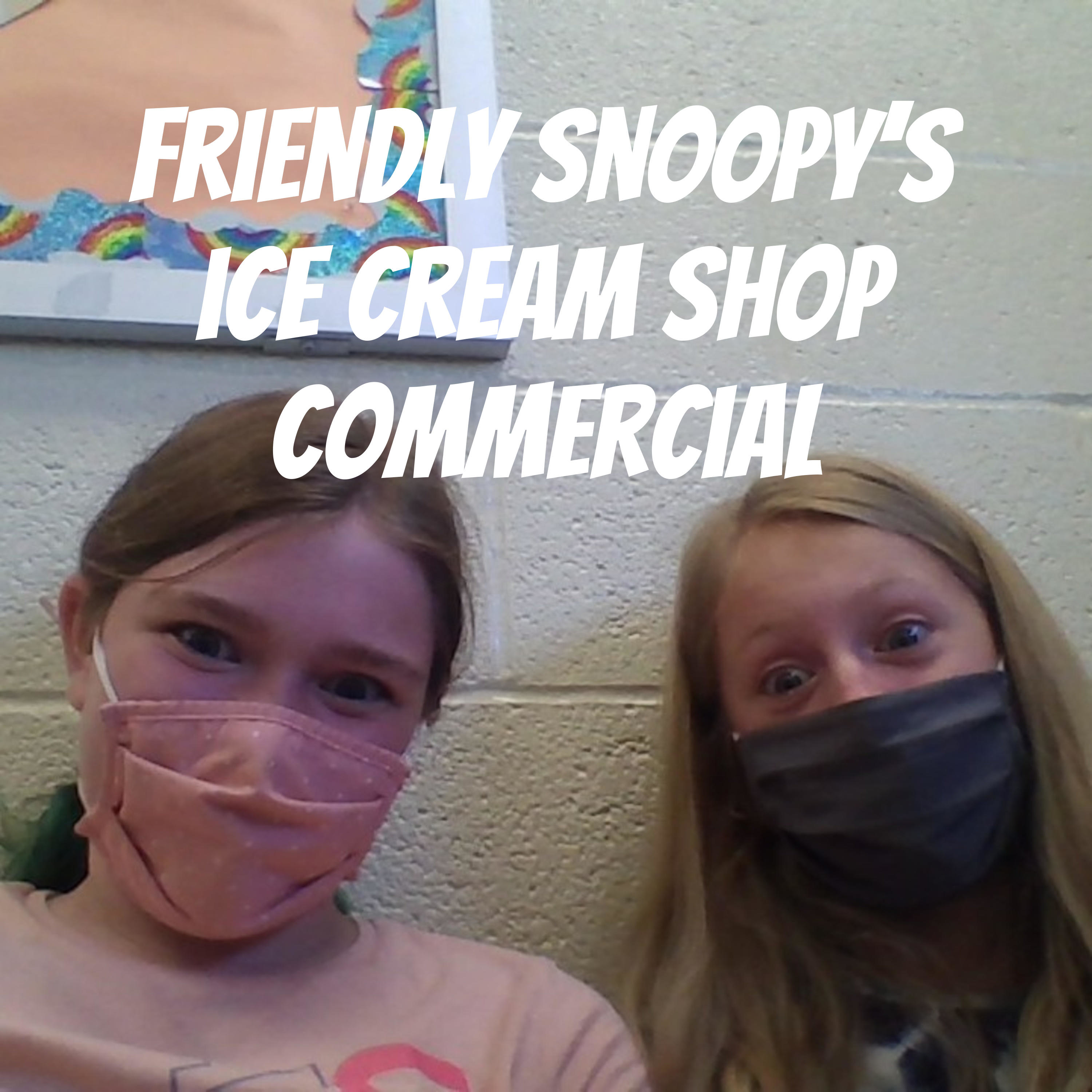 Friendly Snoopy's ice cream shop commercial