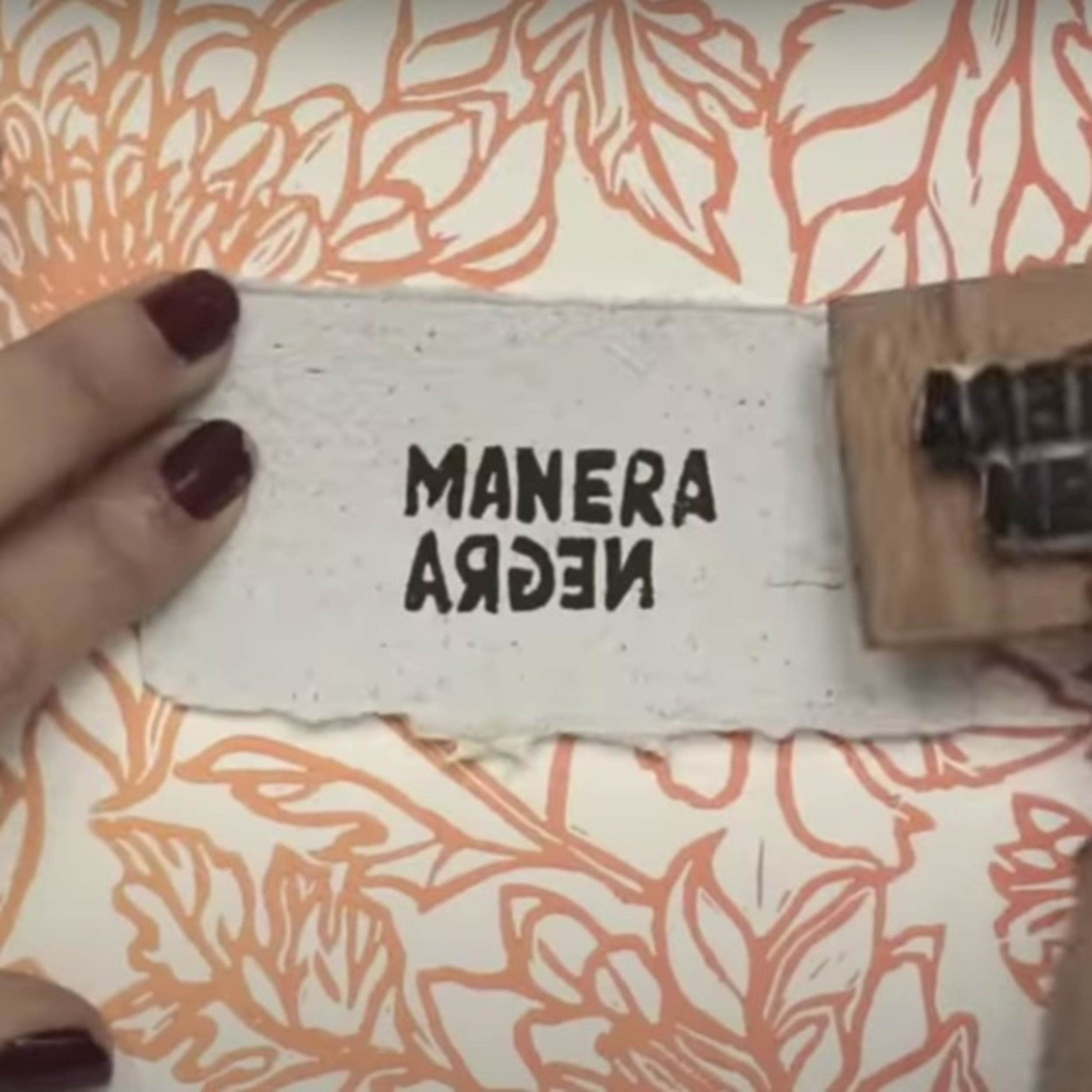 Manera Negra y su Historia - Papel Reciclado cover art